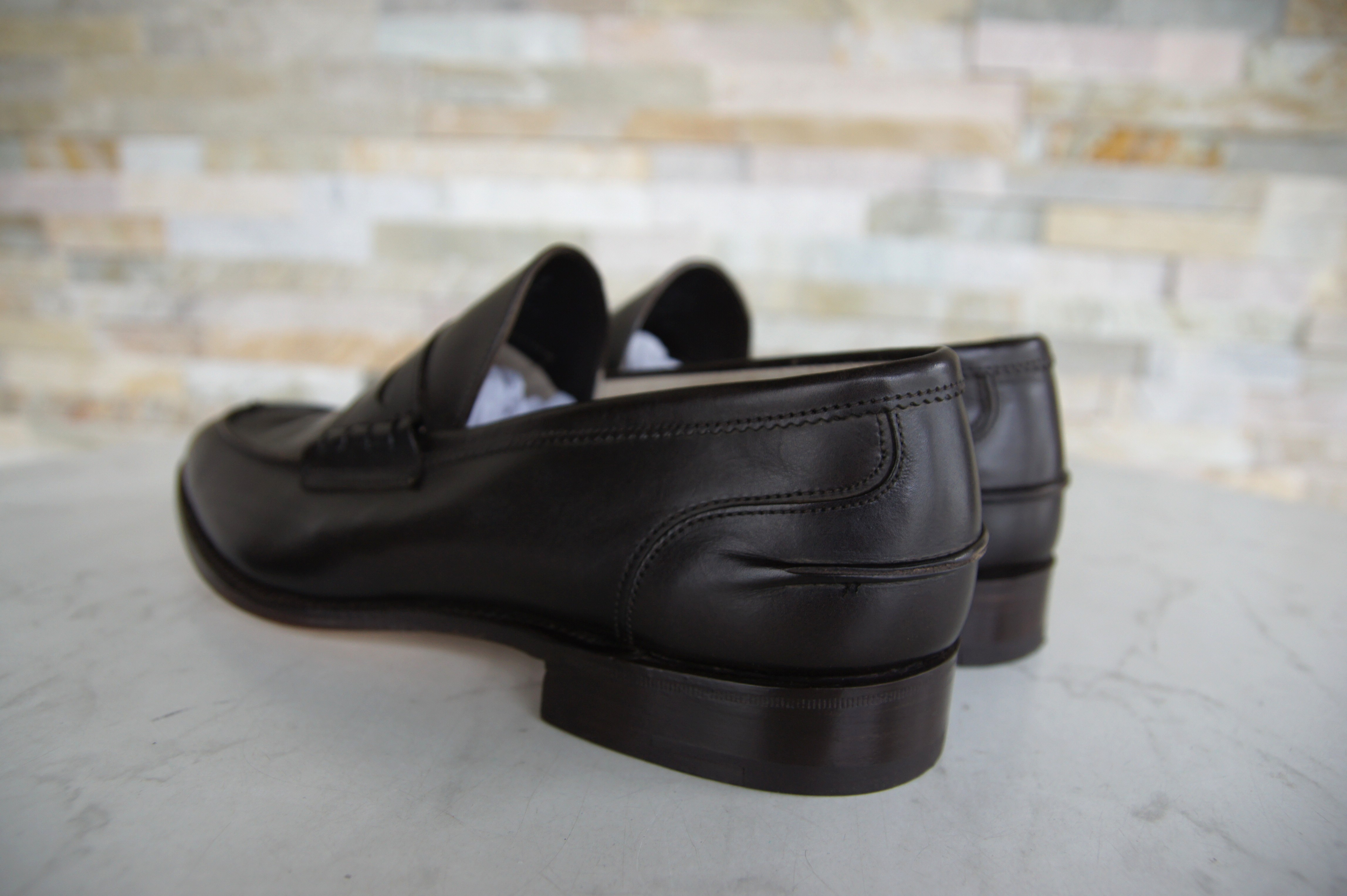 Tricker's lace-up shoes low shoes Jake coffee