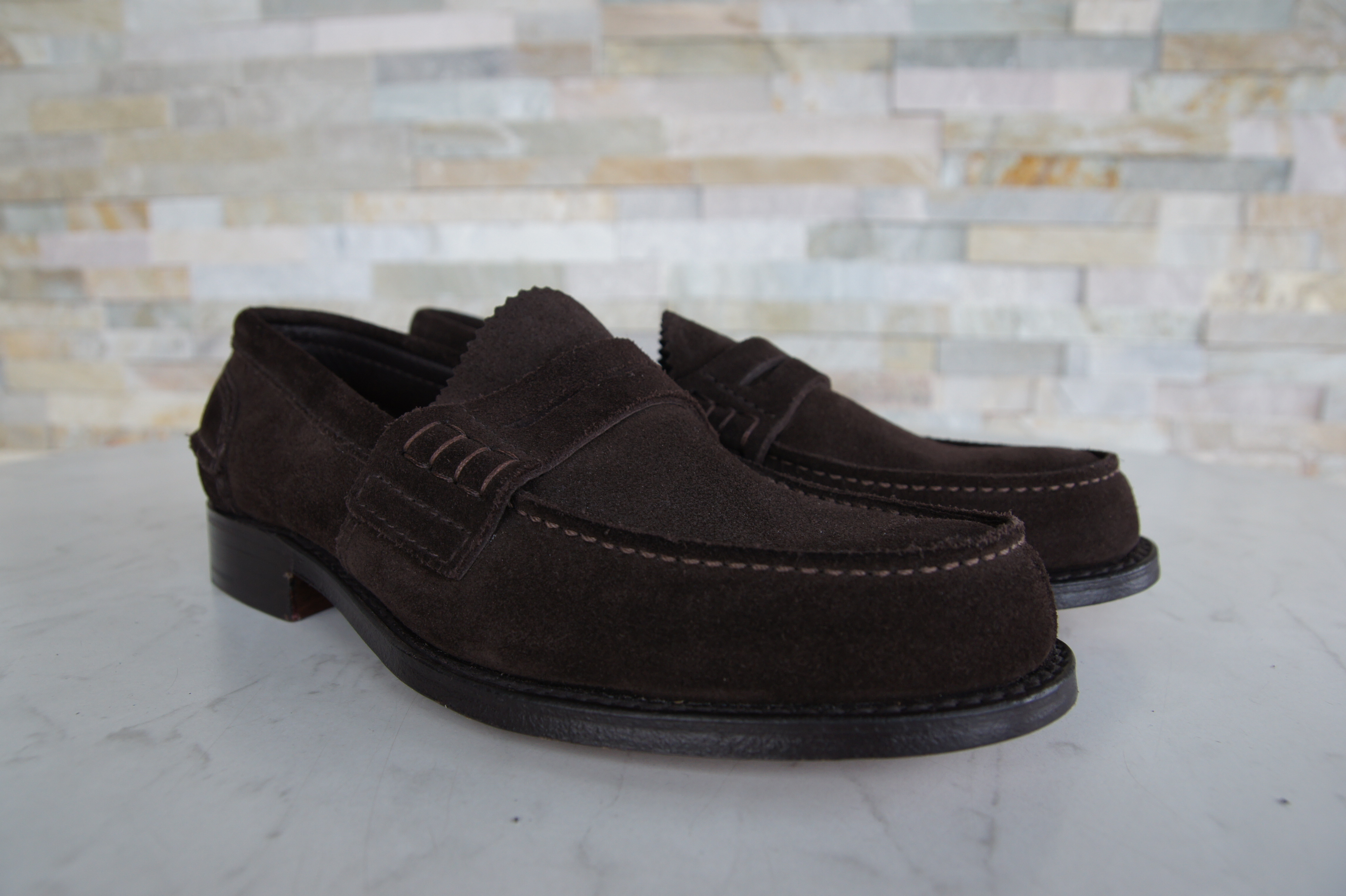 Church's loafers slipper business shoes Pembrey brown