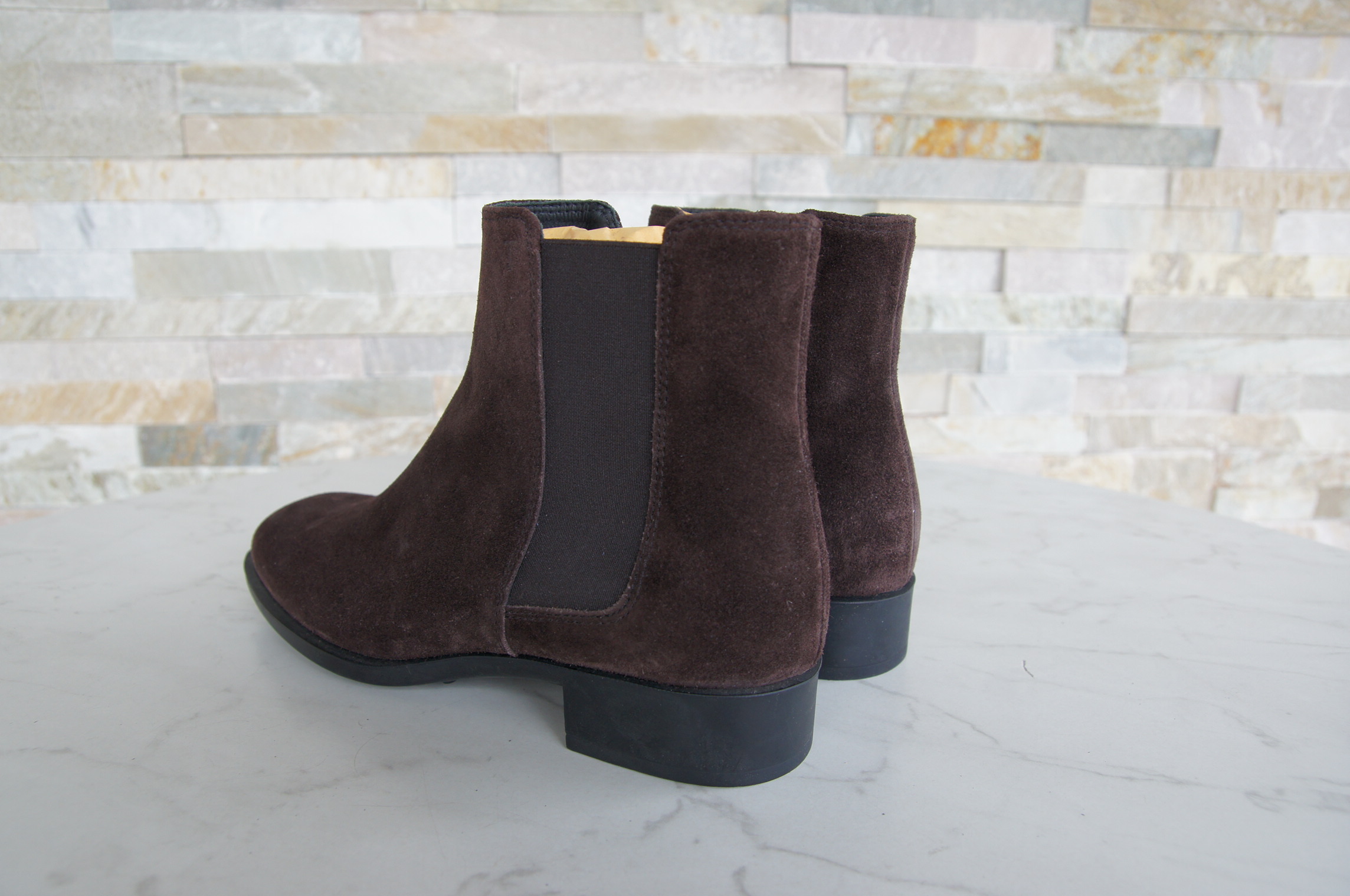 Tod's ankle boots chelsea booties darkbrown
