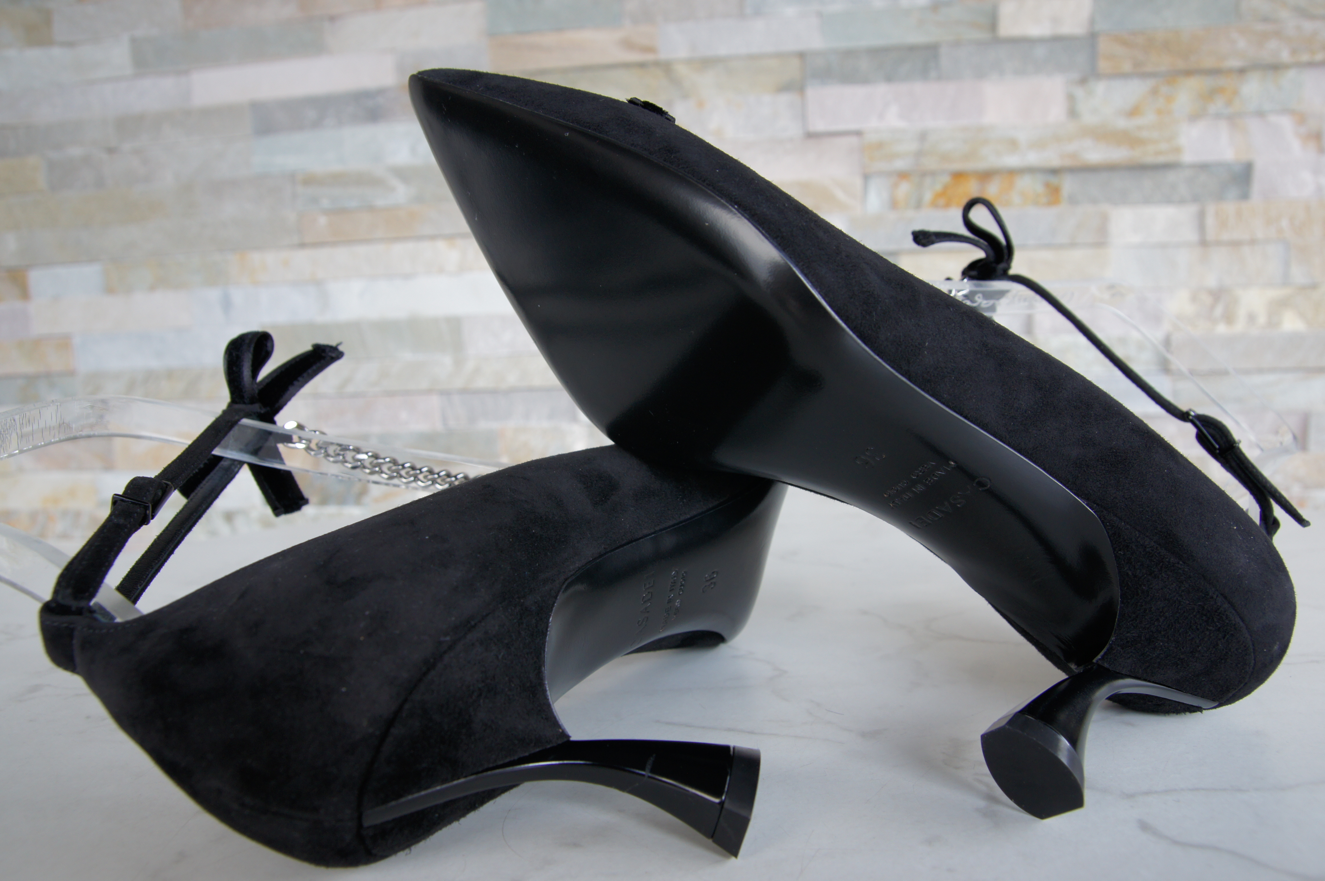 Casadei pumps suede black