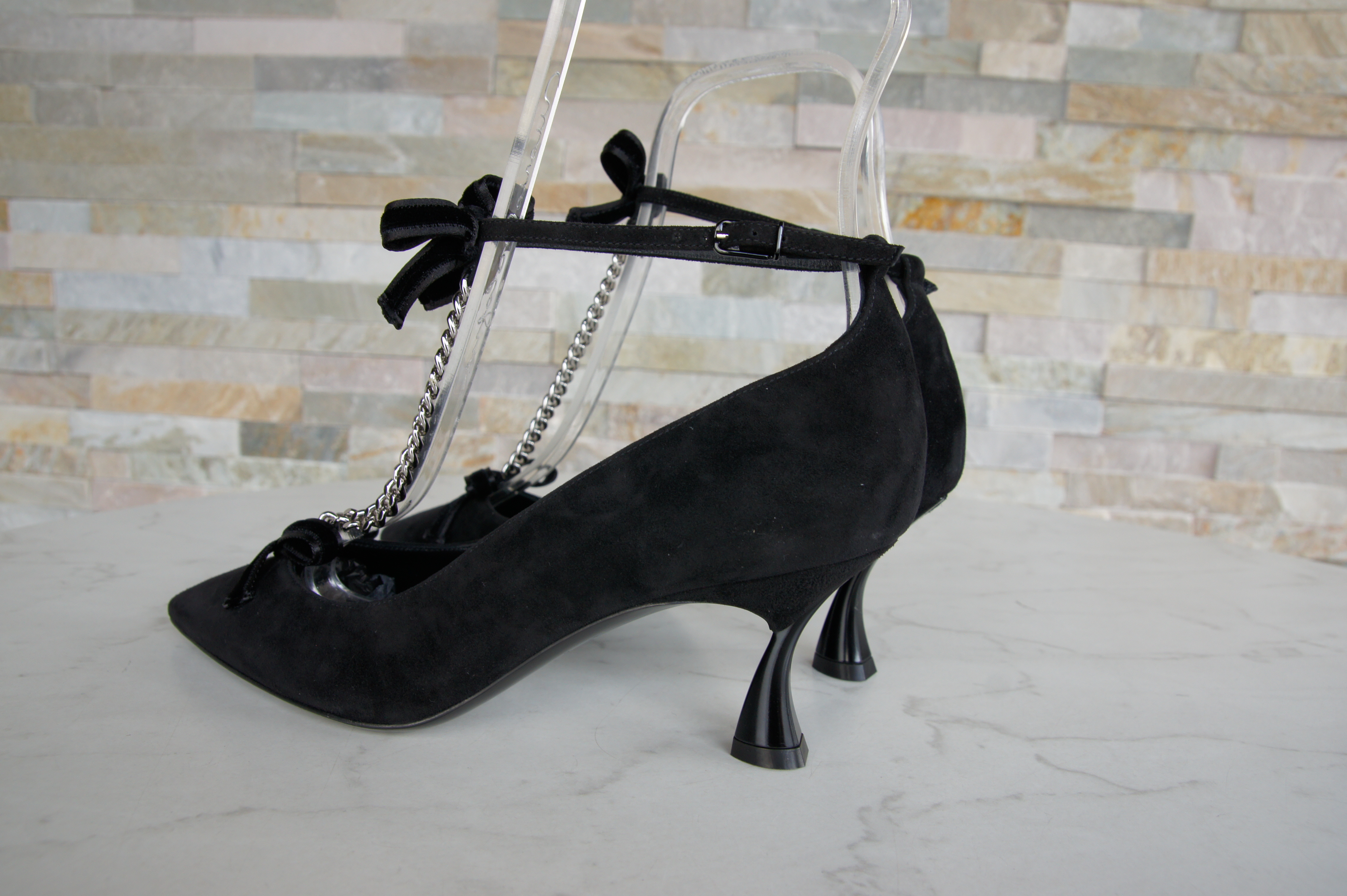 Casadei pumps suede black