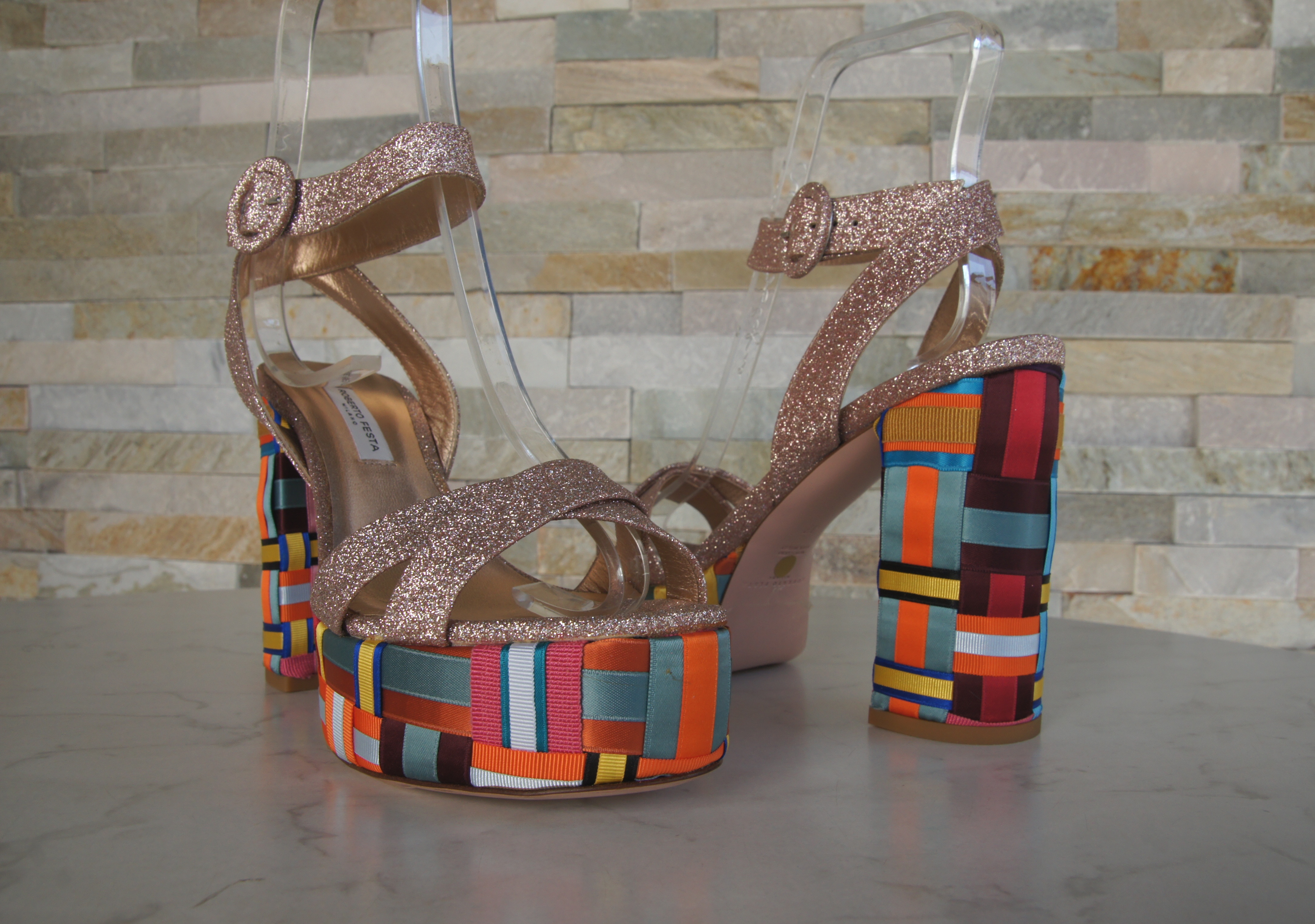 Roberto Festa platform sandals multicolor