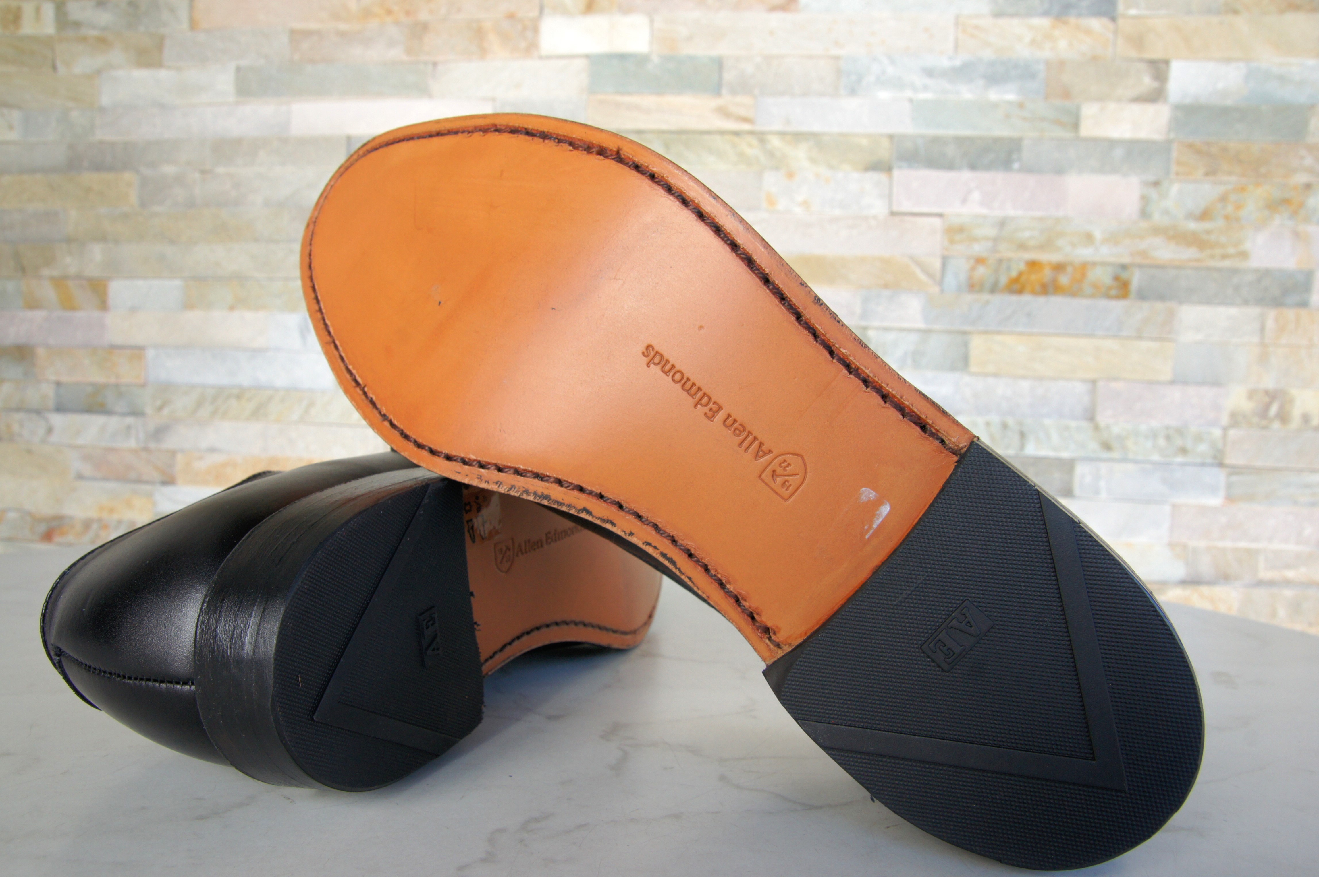 Allen Edmonds Schnürschuhe Halbschuhe Park Avenue schwarz