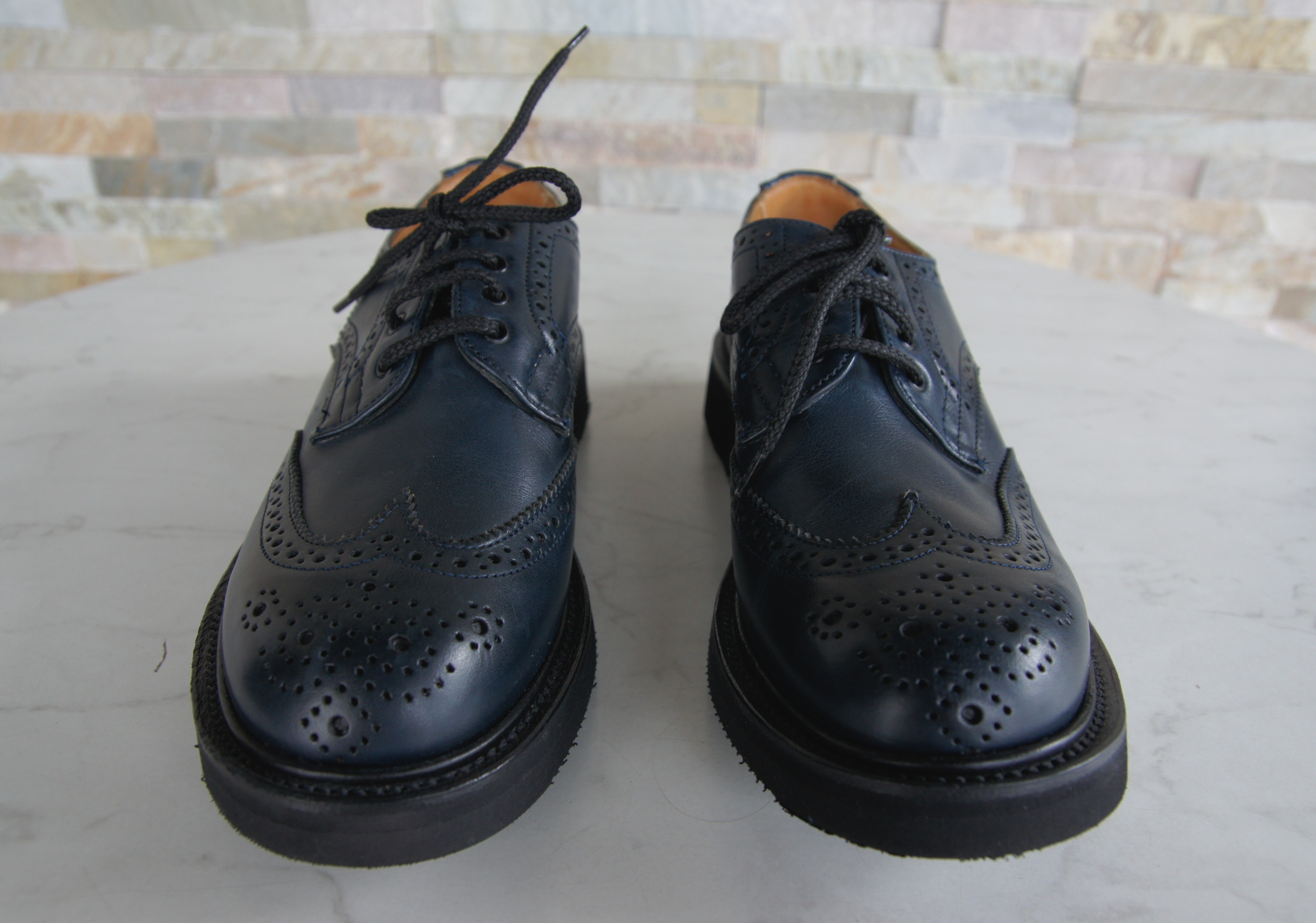 Tricker's Schnürschuhe Budapester Anne blau