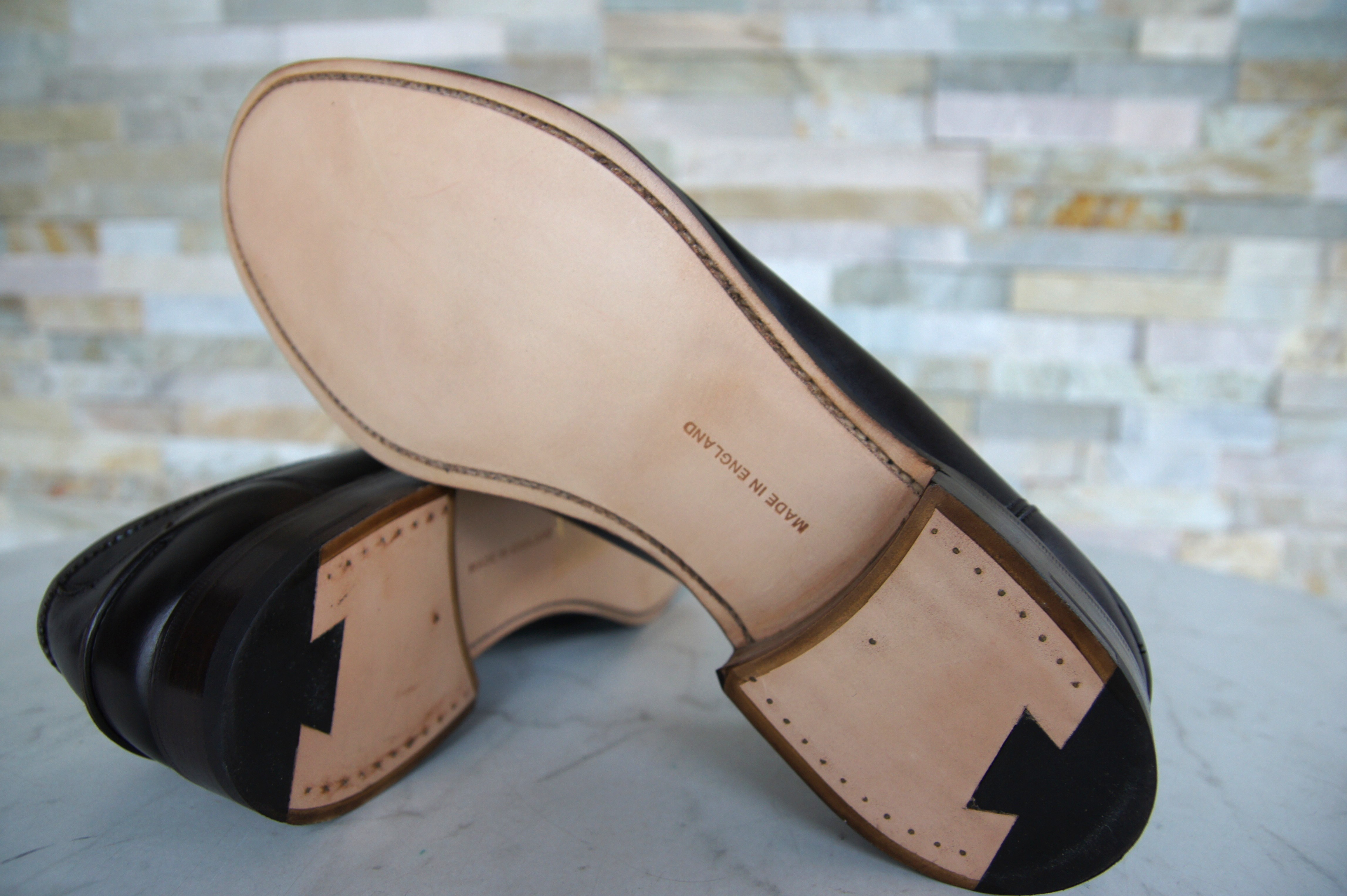 Tricker's lace-up shoes low shoes Jake coffee