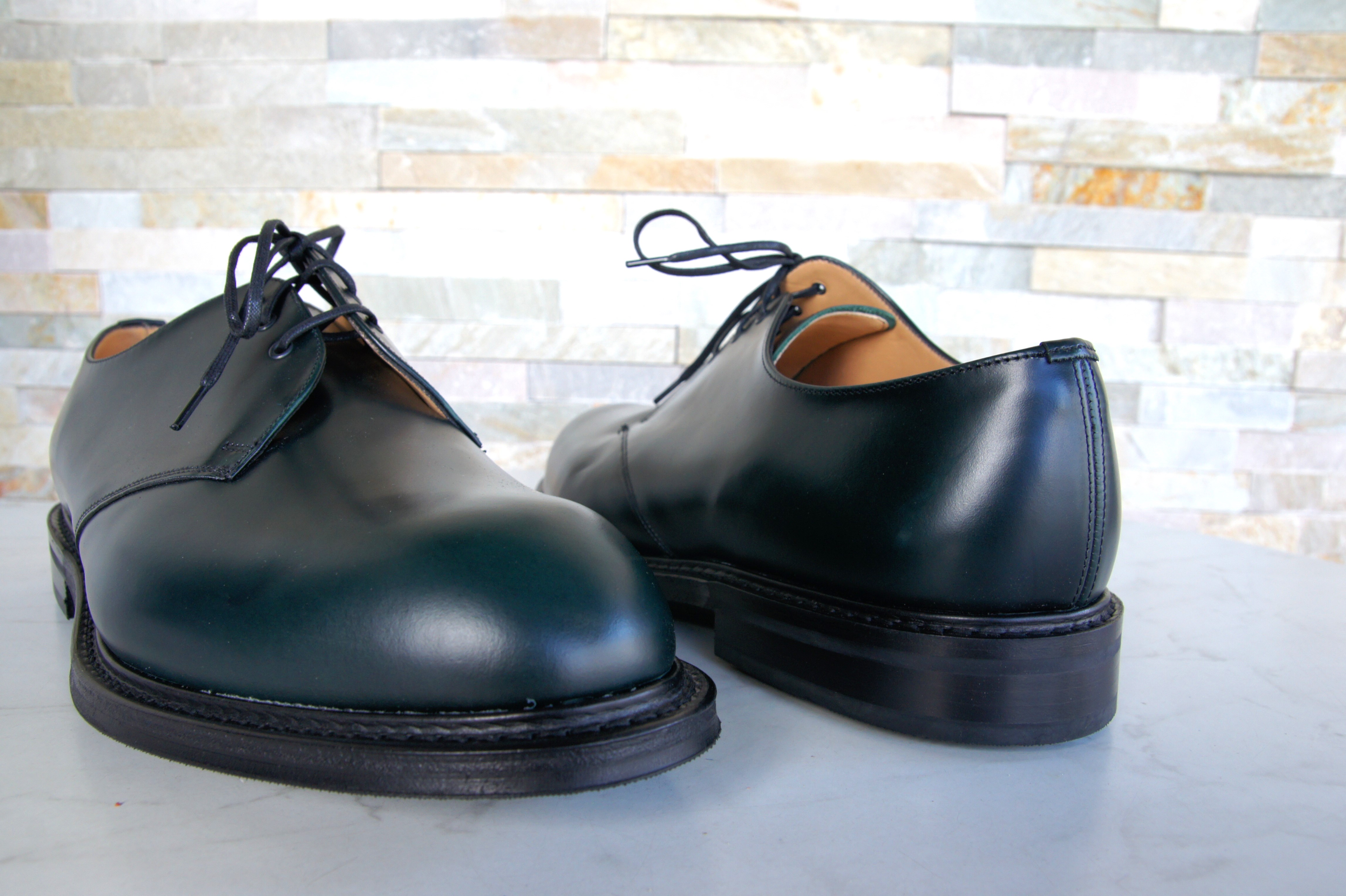 Church's lace -up shoes business Stance dark green