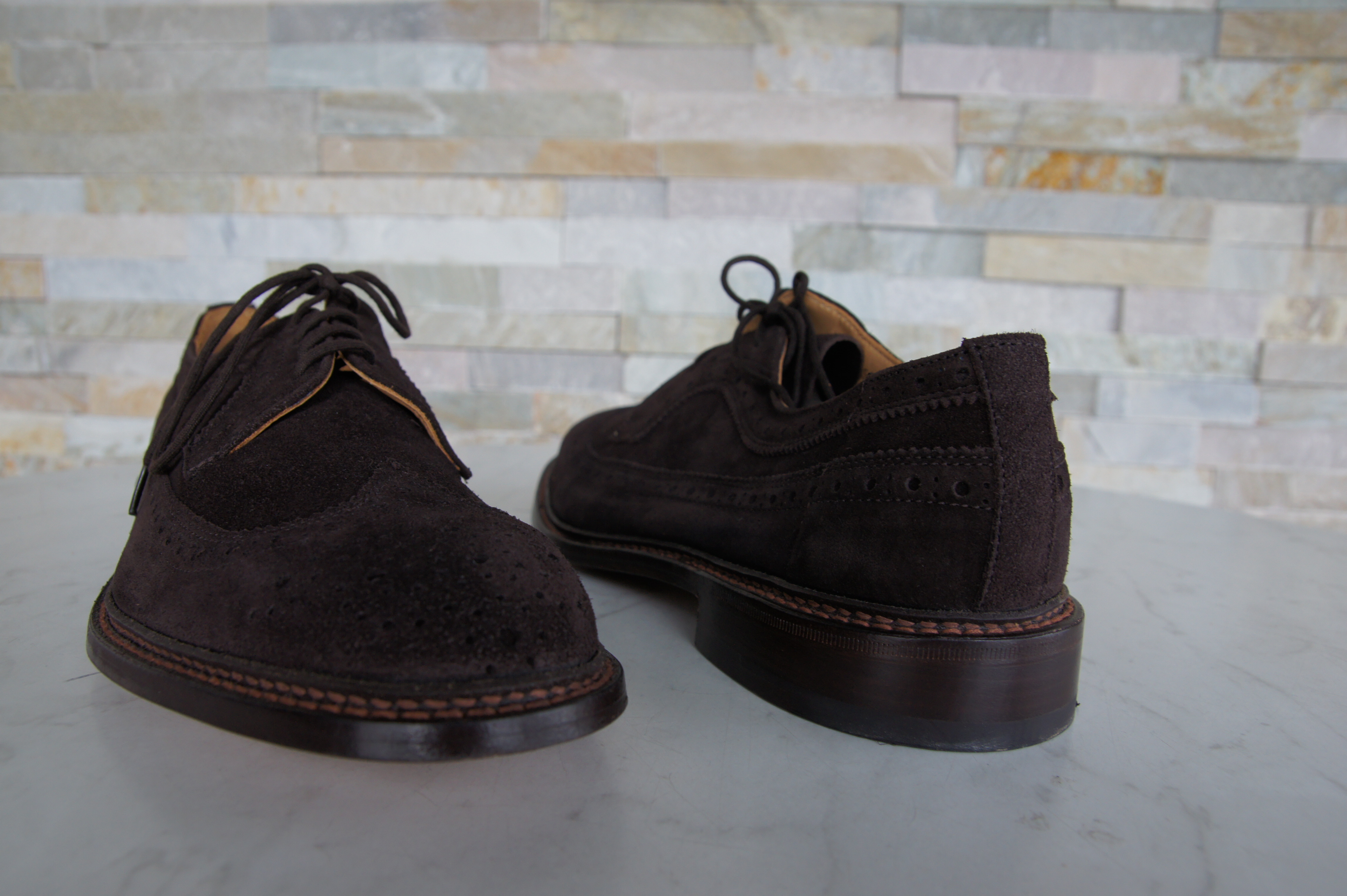 Tricker's Schnürschuhe Halbschuhe Budapester Richard kaffee