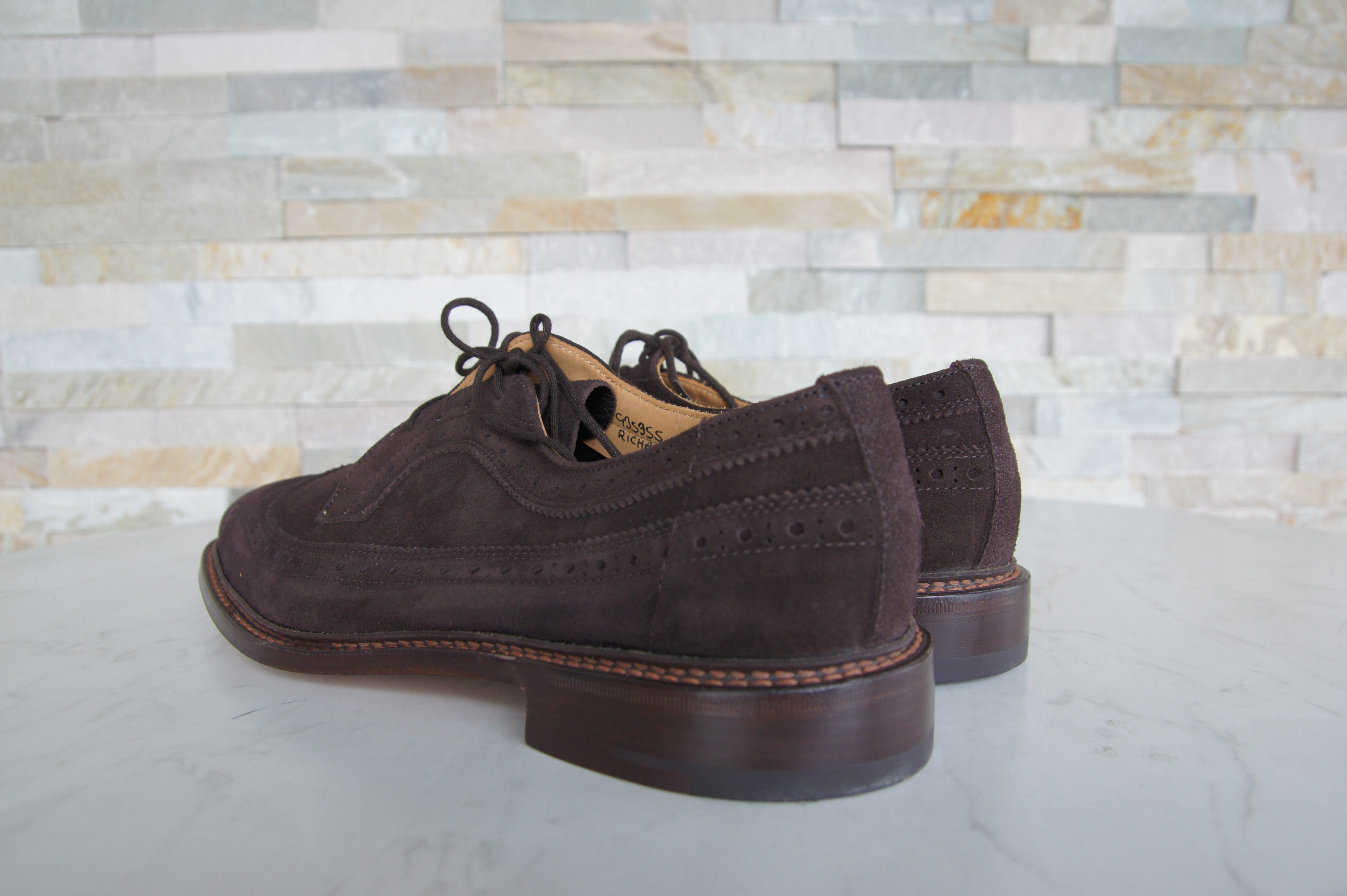 Tricker's Schnürschuhe Halbschuhe Budapester Richard kaffee