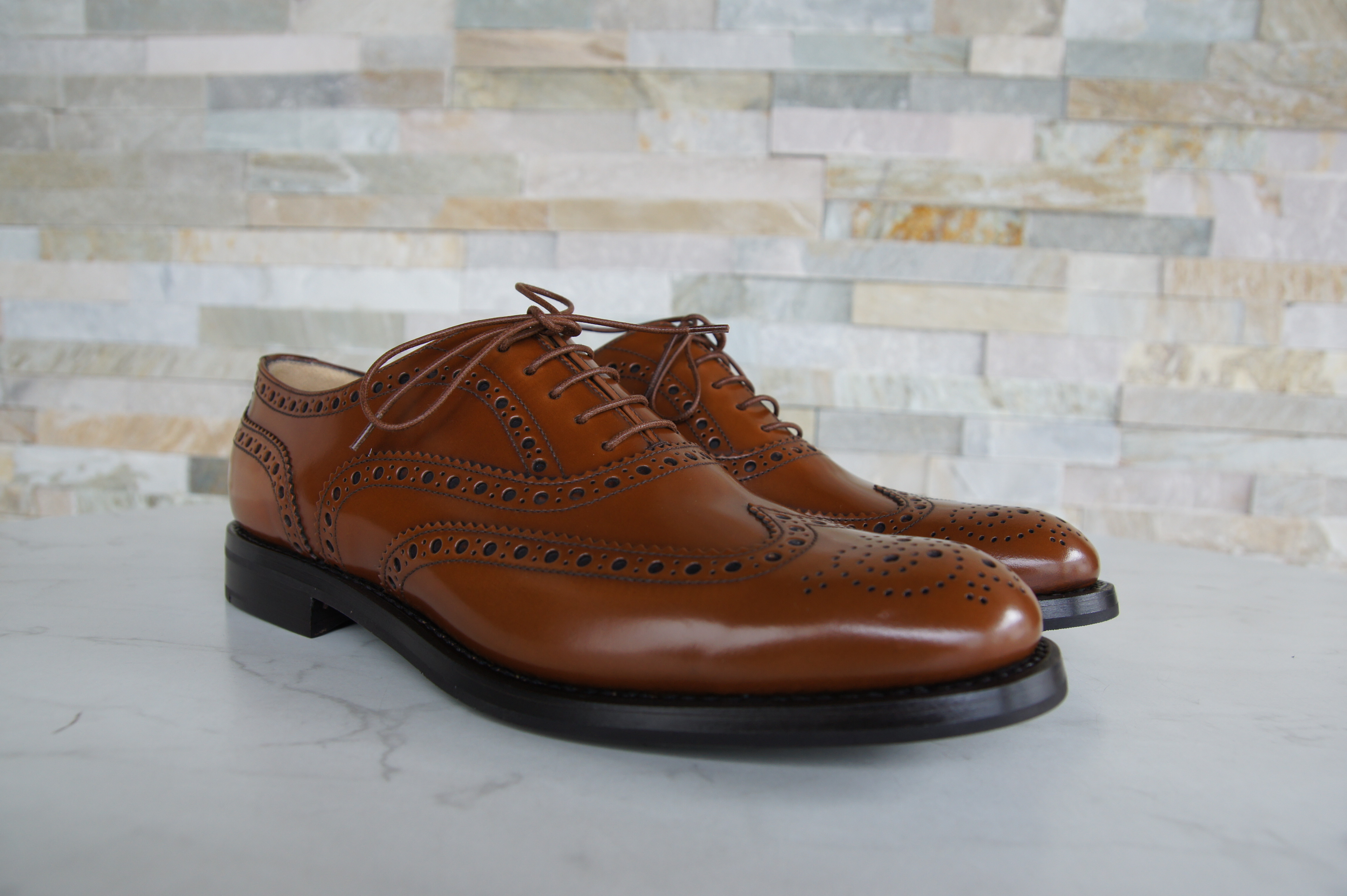 Church's Schnürschuhe Halbschuhe BURWOOD sandelholz