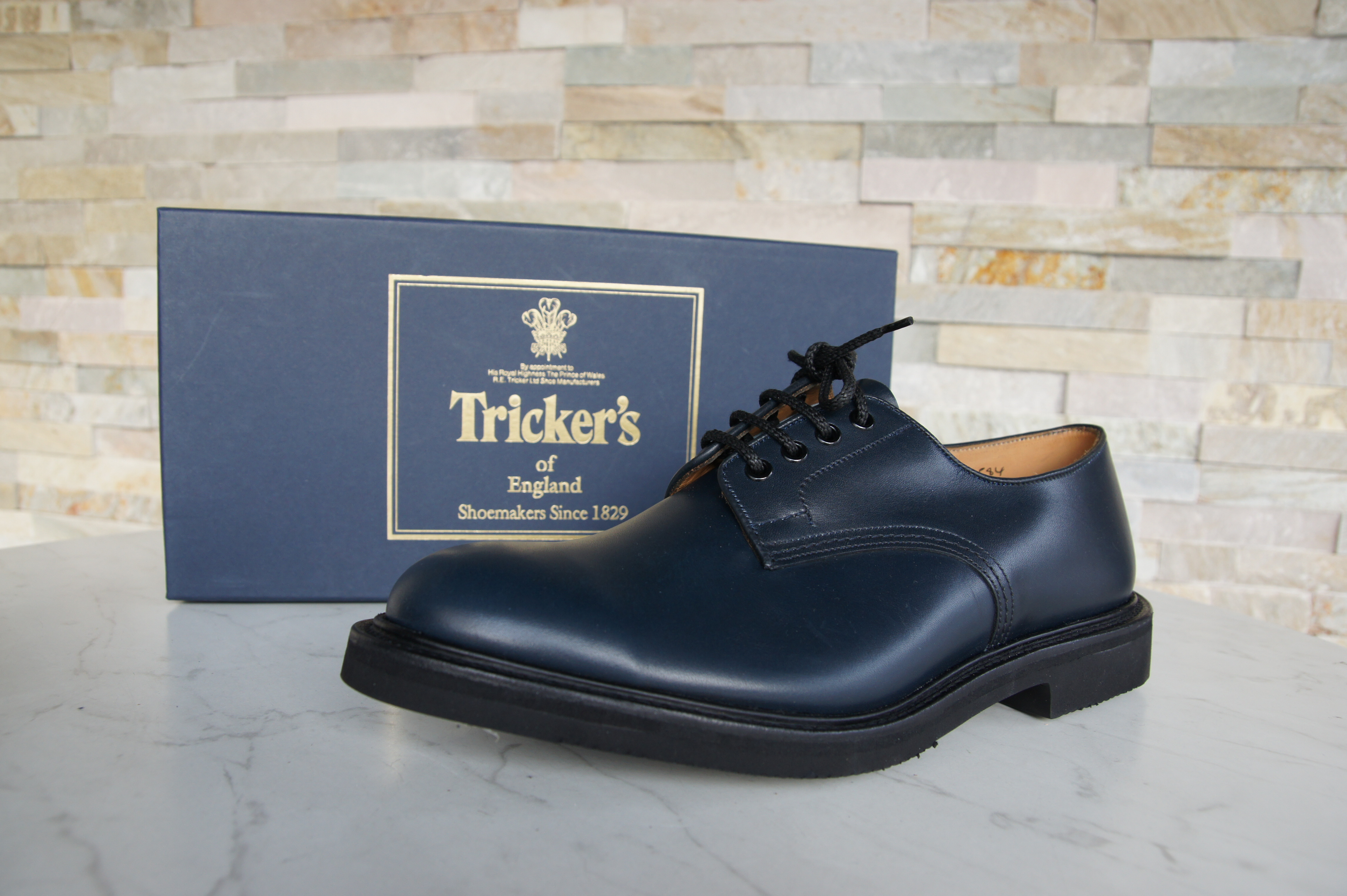 Tricker's Schnürschuhe Halbschuhe Daniel blau