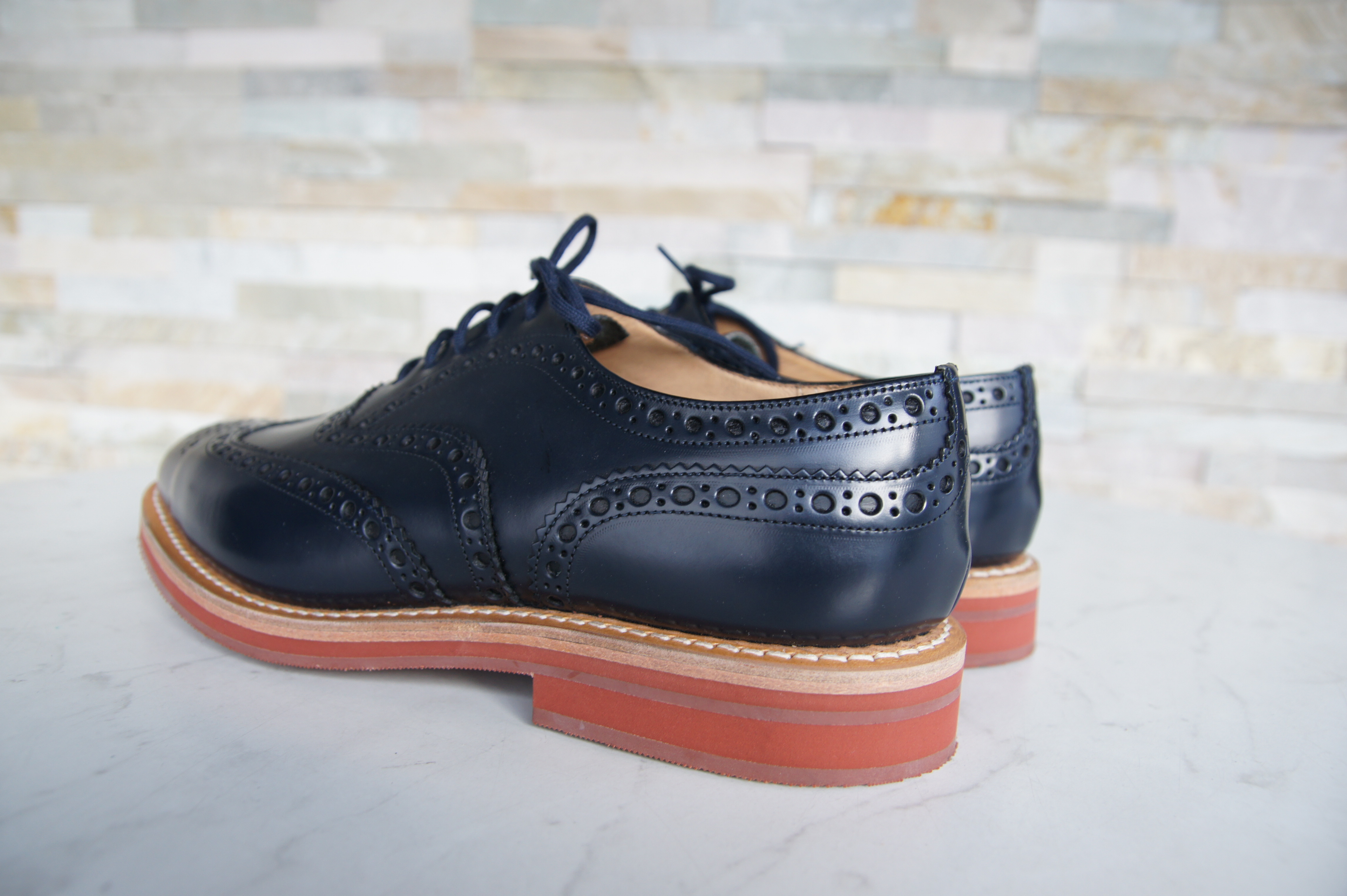 Church's Schnürschuhe Halbschuhe Downish blau