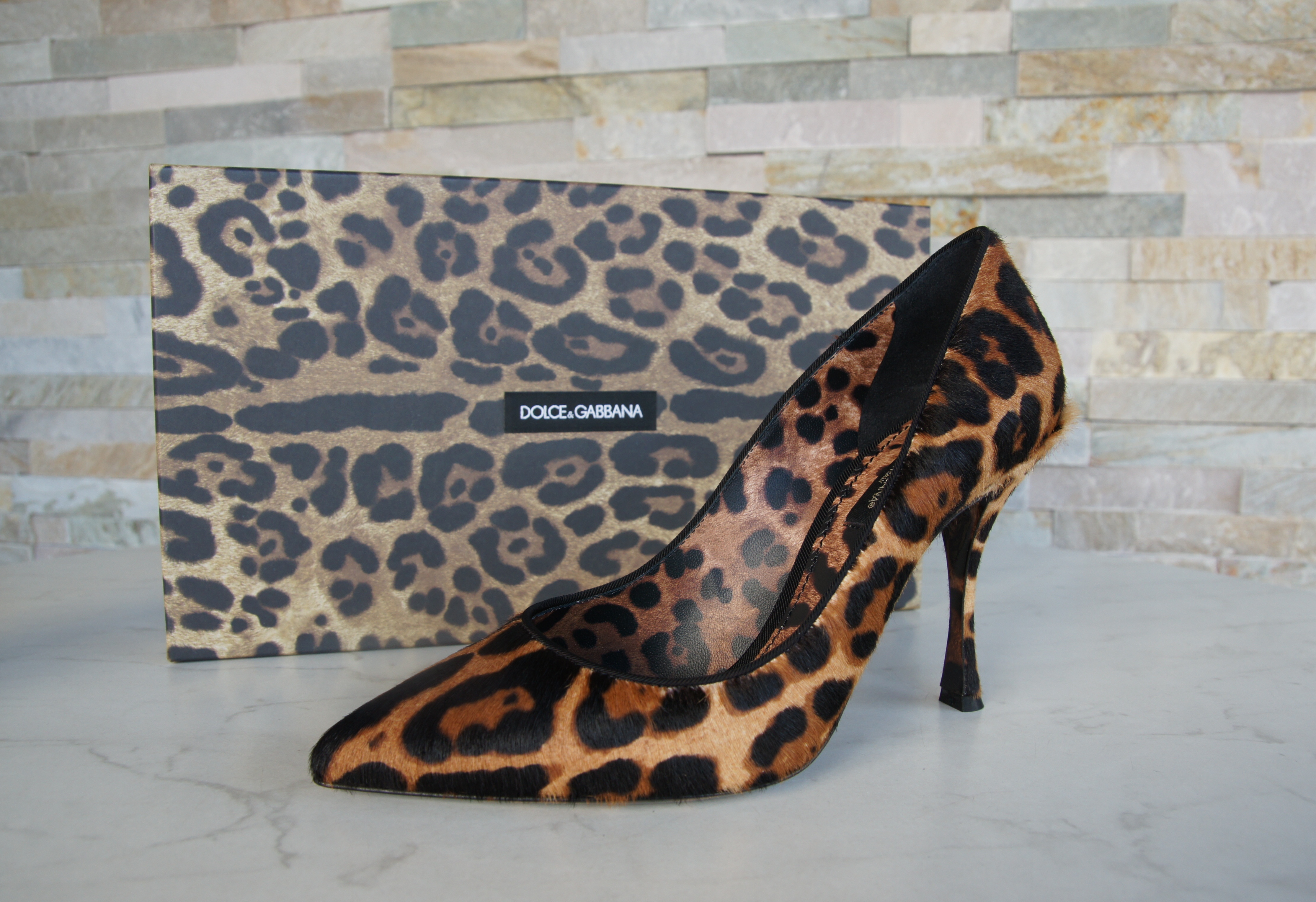 Dolce & Gabbana D&G Pumps High Heels Leopard