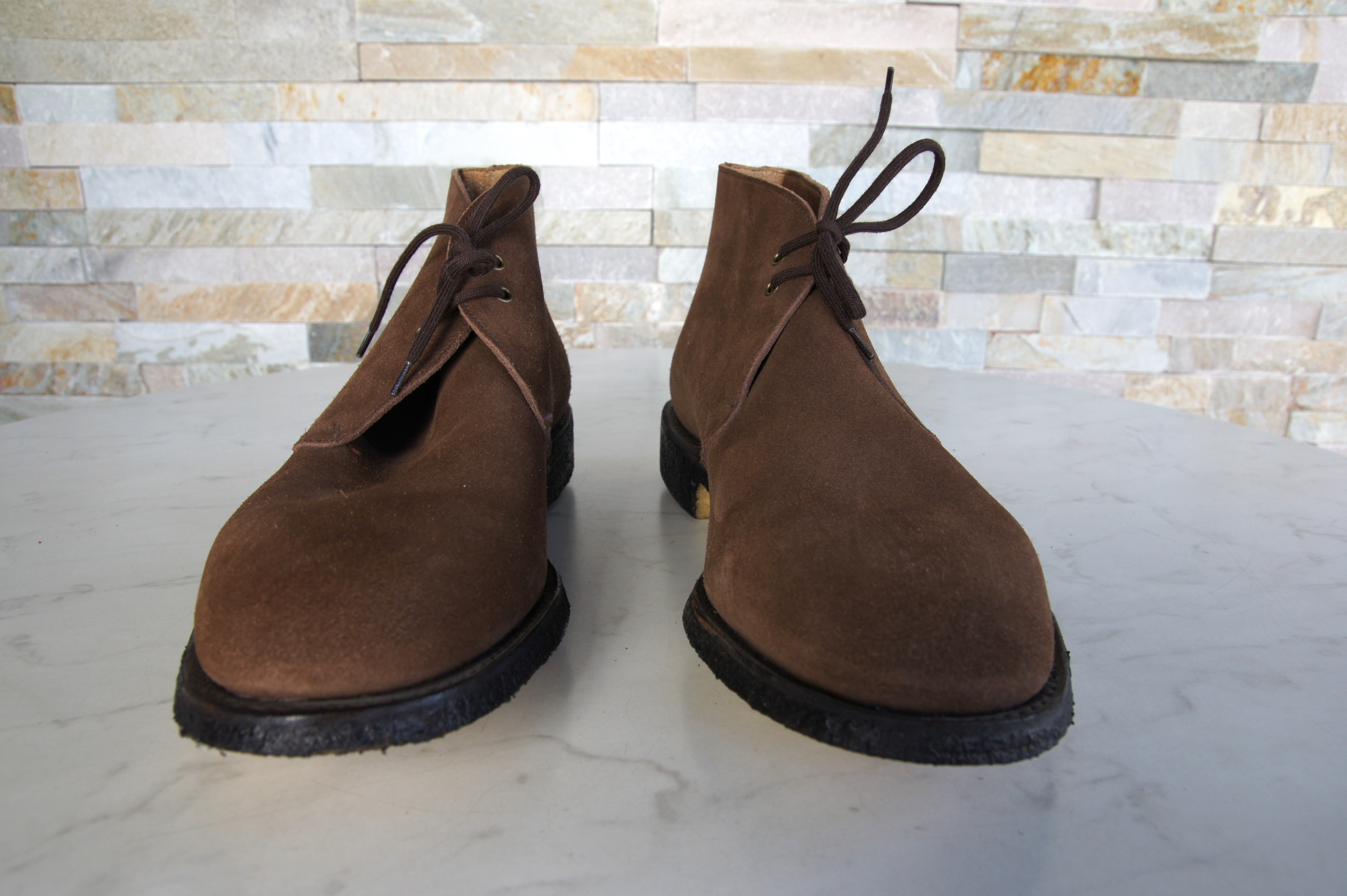 Church's booties lace-up shoes castoro Sahara sigar