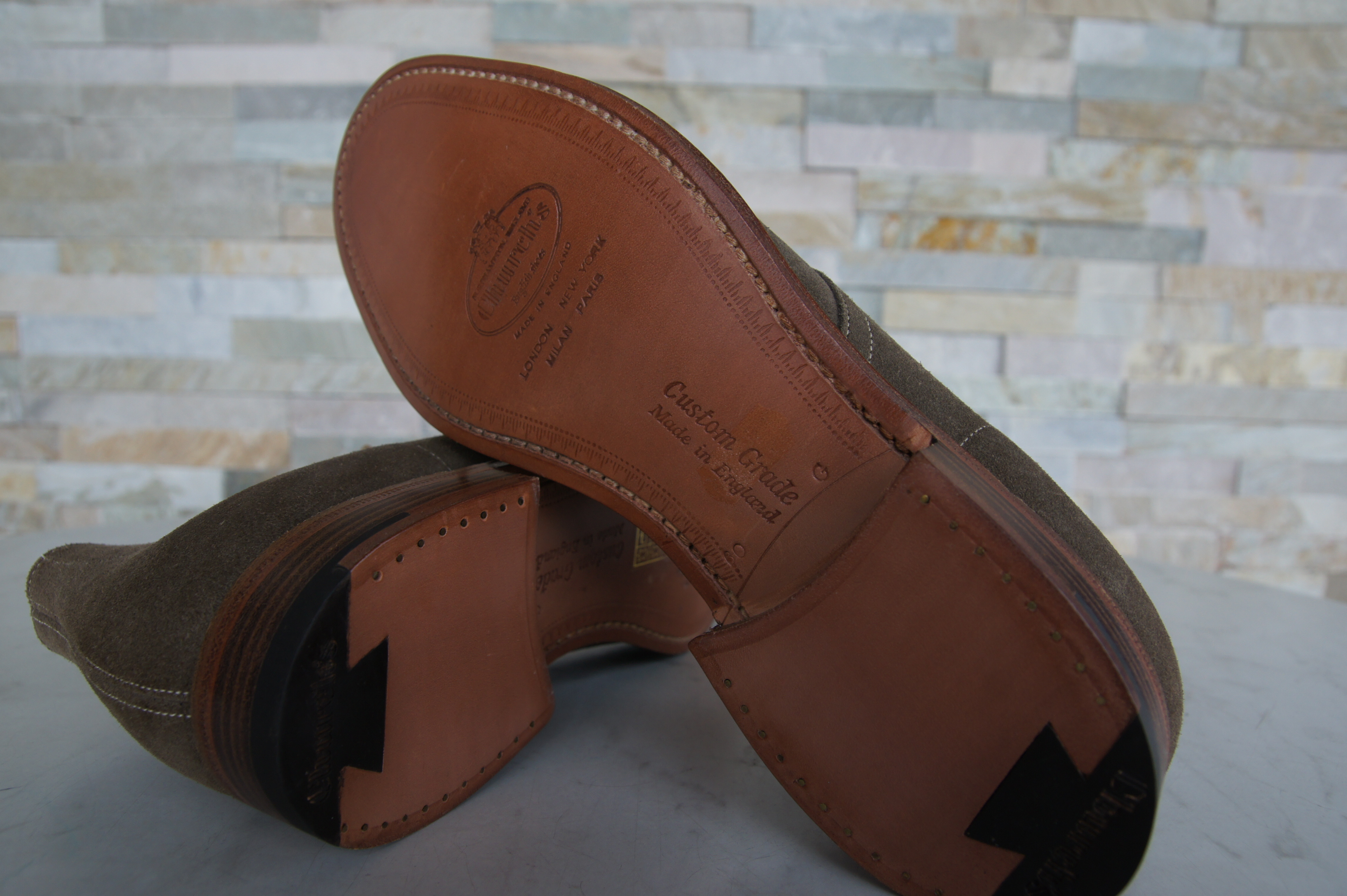 Church's booties lace-up shoes castoro Sahara L mud