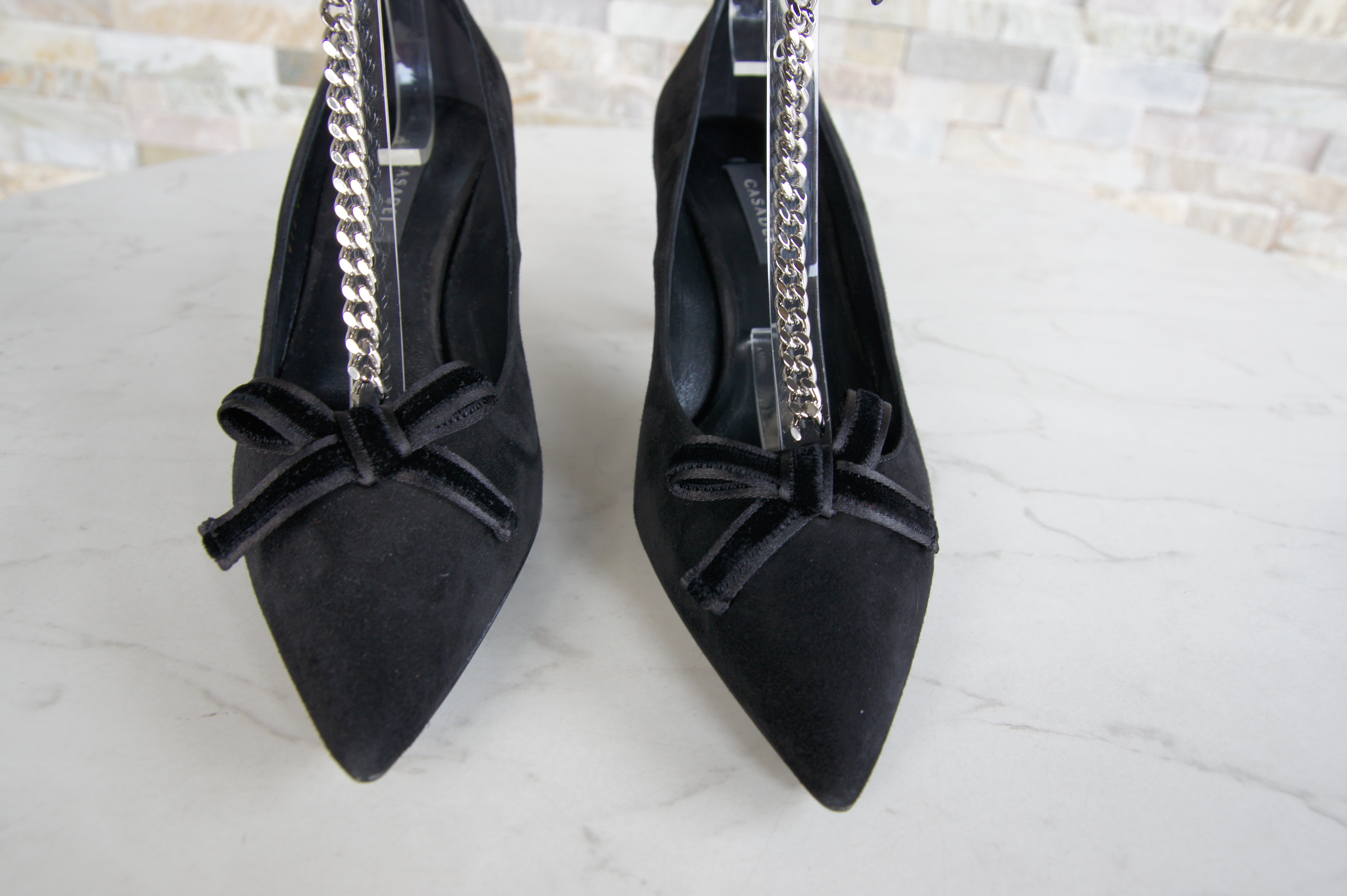 Casadei pumps suede black