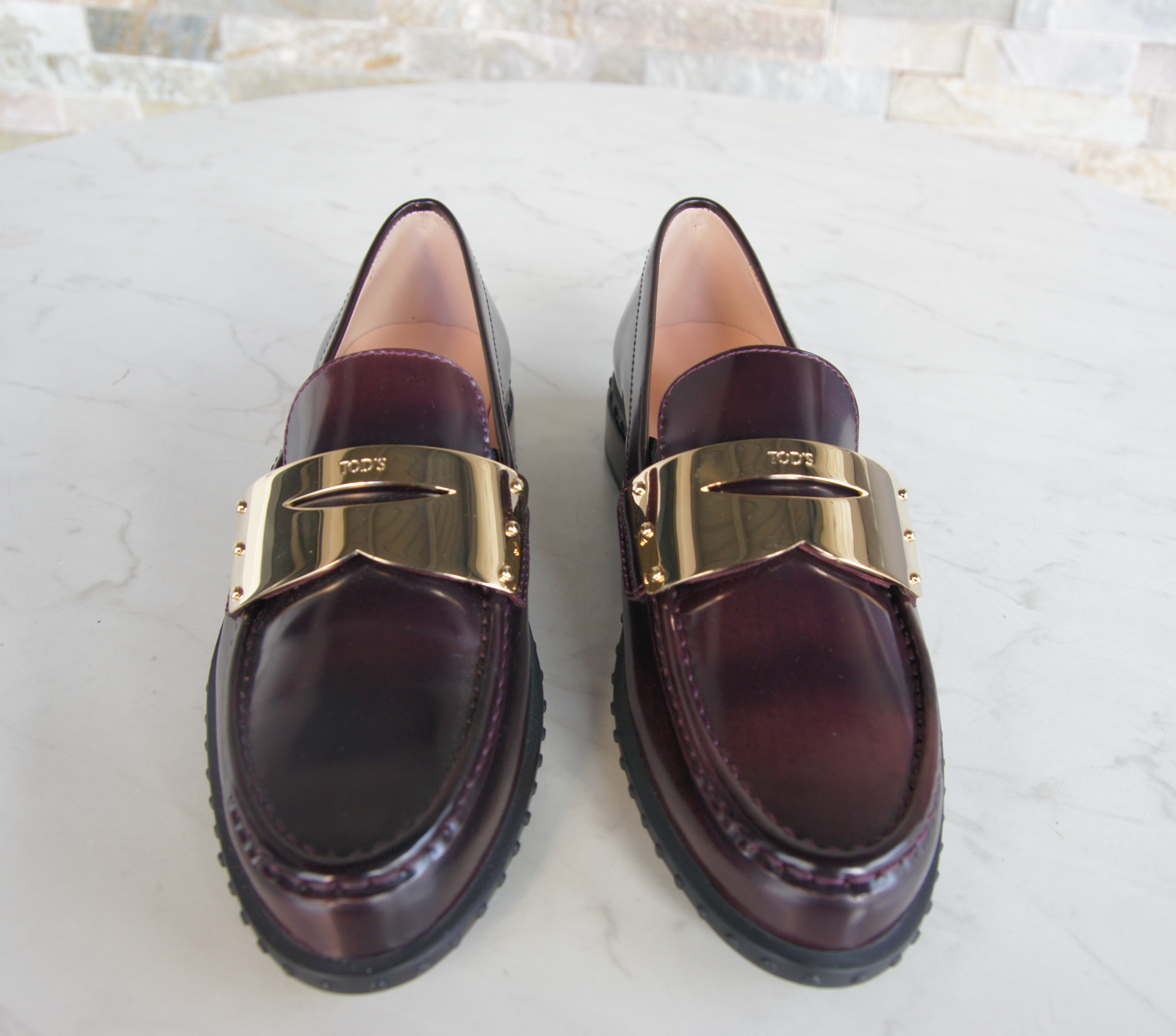 Tod´s Slipper Halbschuhe mahagoni