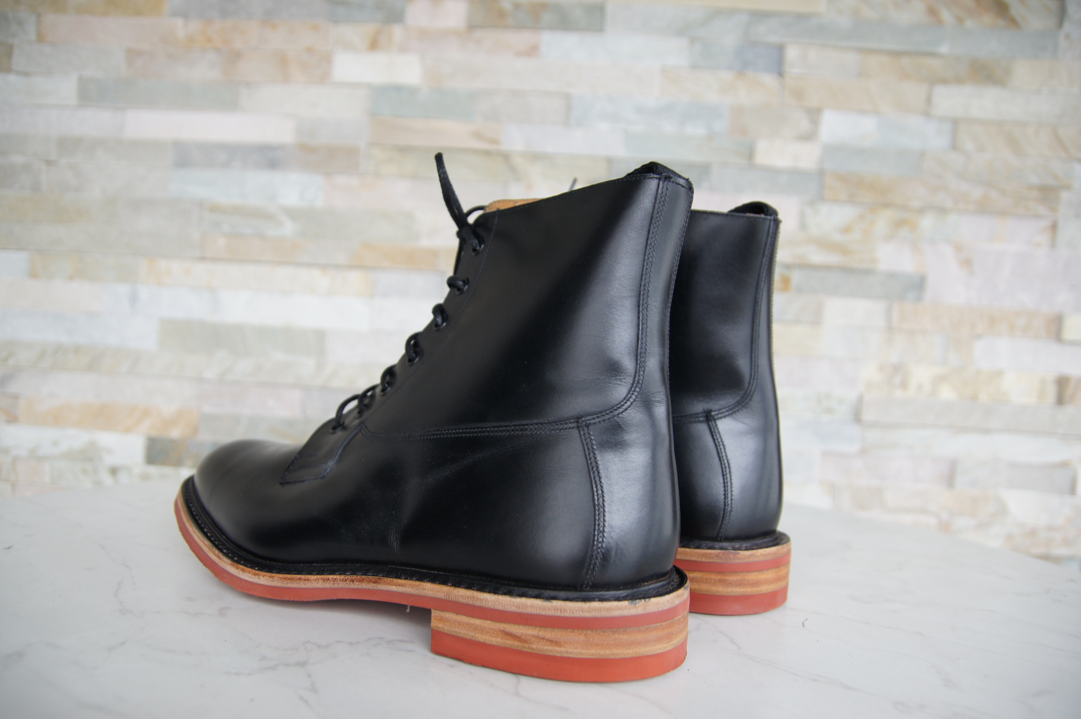 Tricker's ankle boots lace-up shoes Burford Dainite black