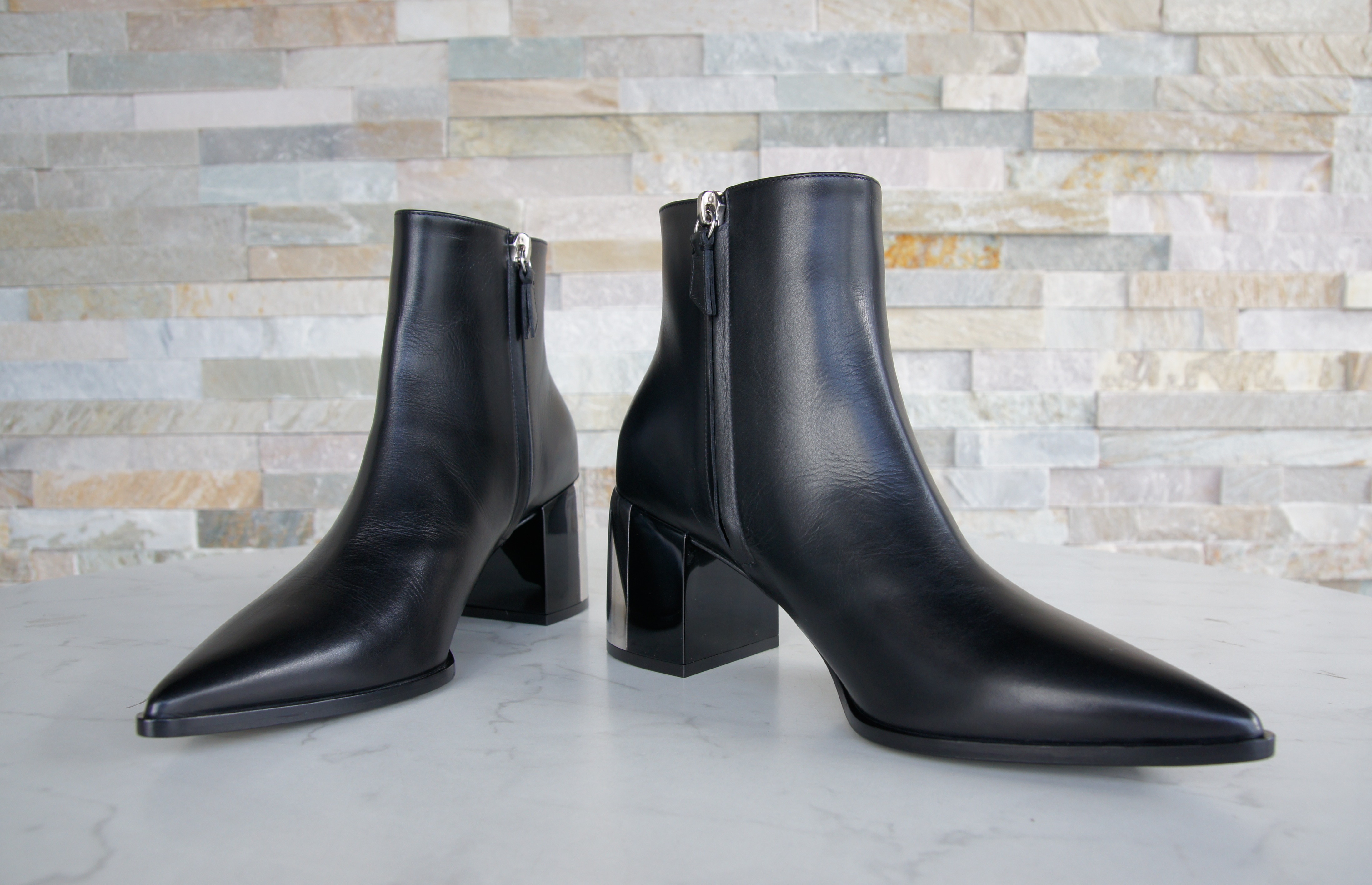 Casadei Stiefeletten block schwarz 