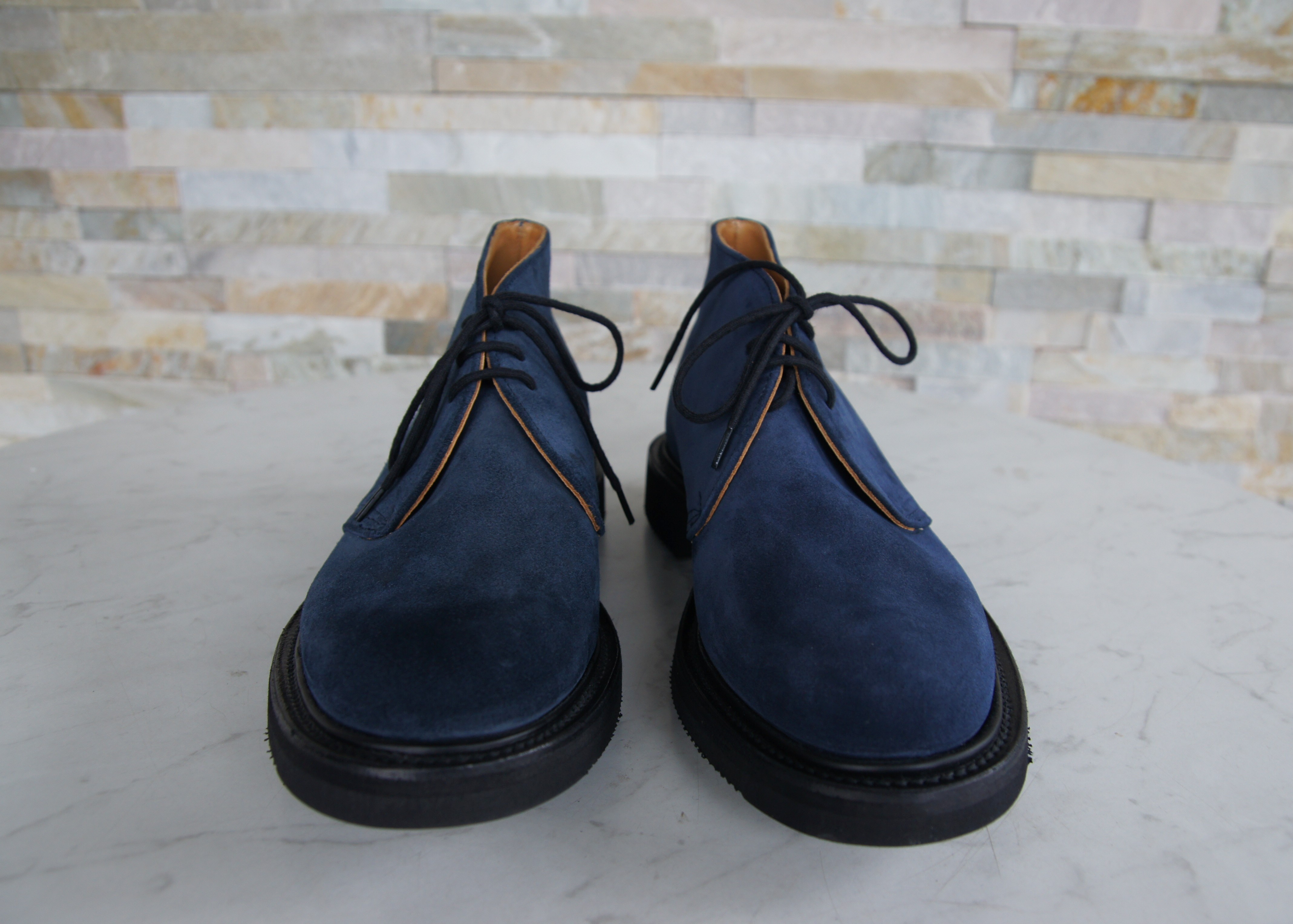 Tricker's ankle boots lace-up chukka Aldo midnight blue