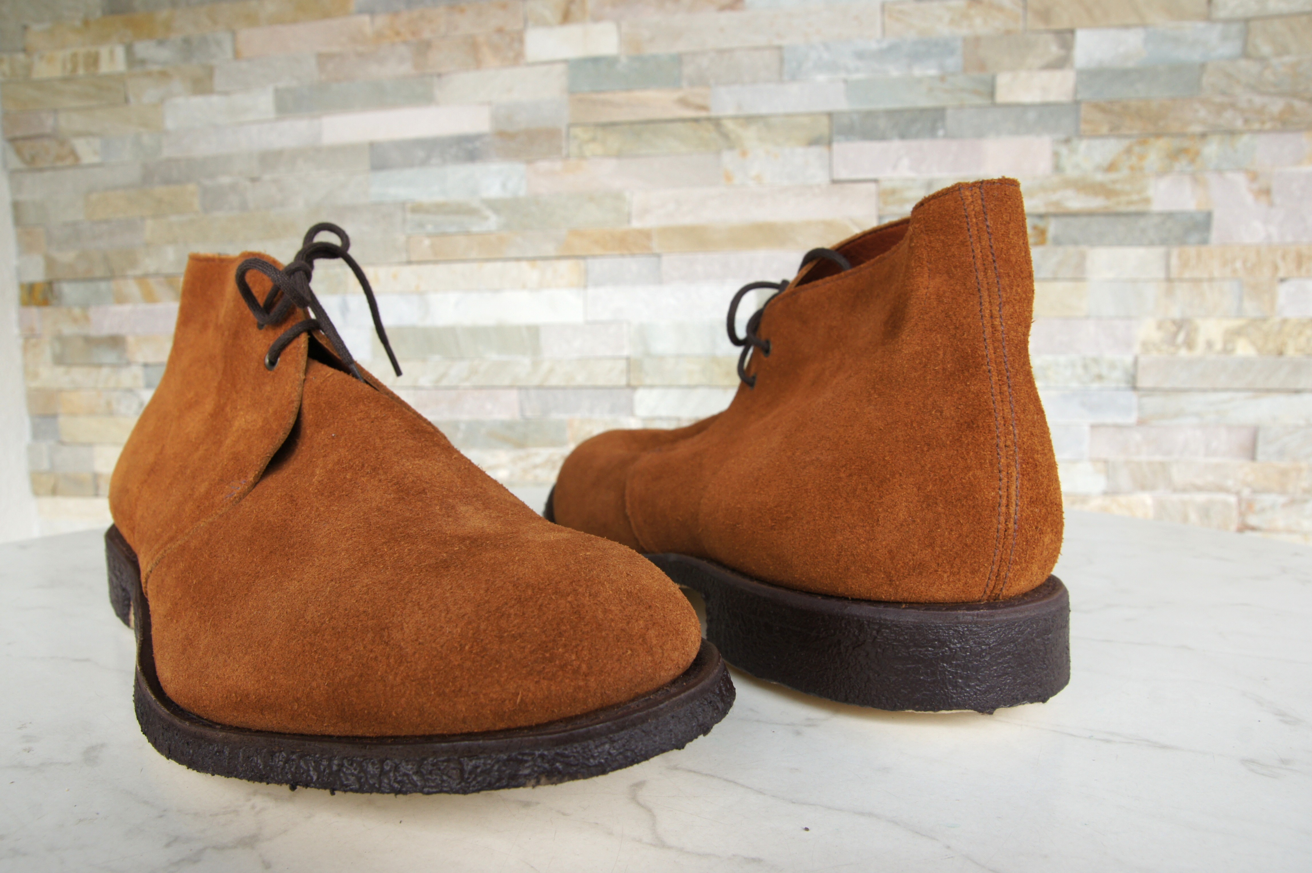 Church's booties lace-up shoes castoro Sahara tabacco