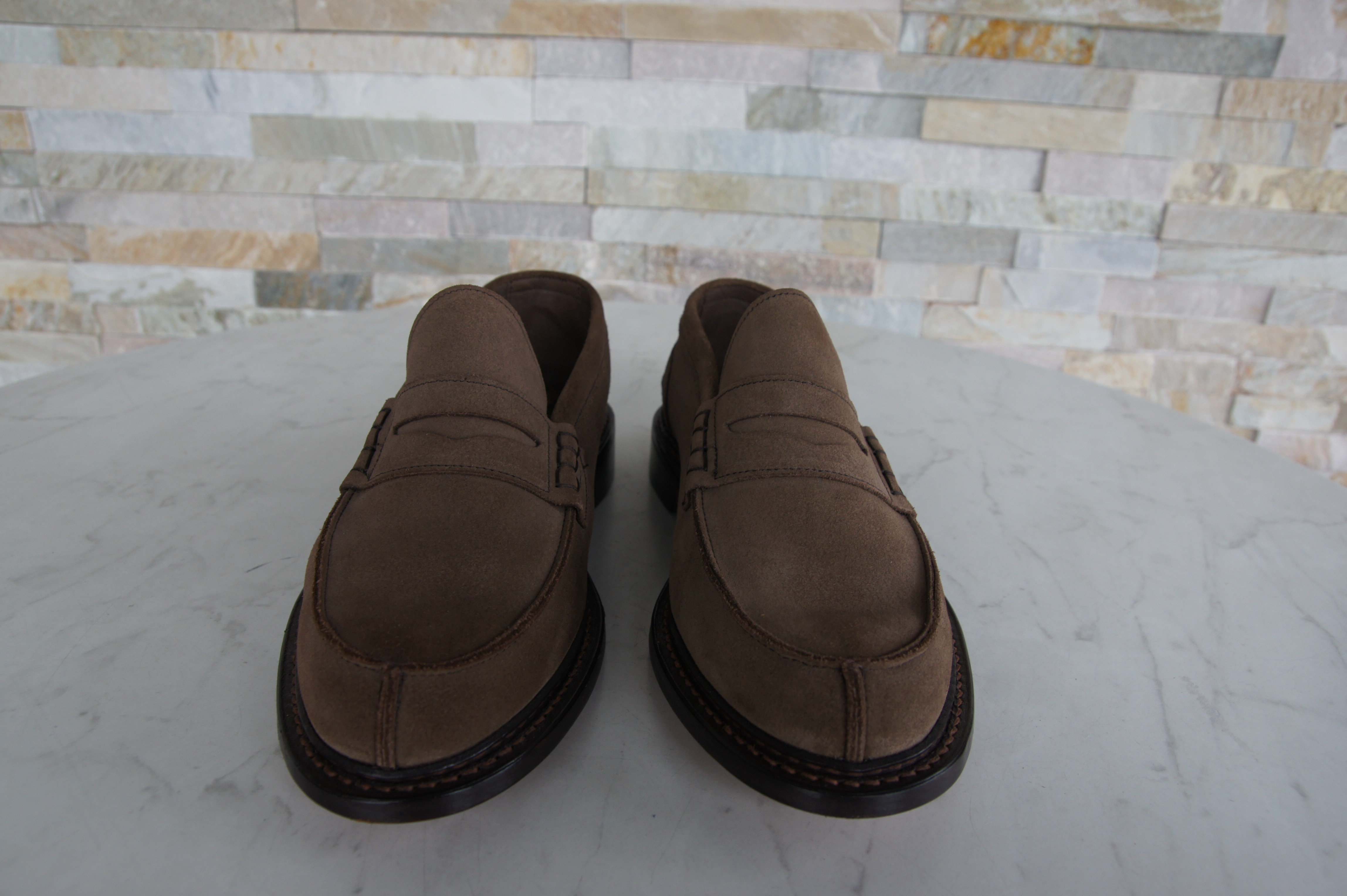 Tricker's Slipper Halbschuhe Mokassins Adam braun