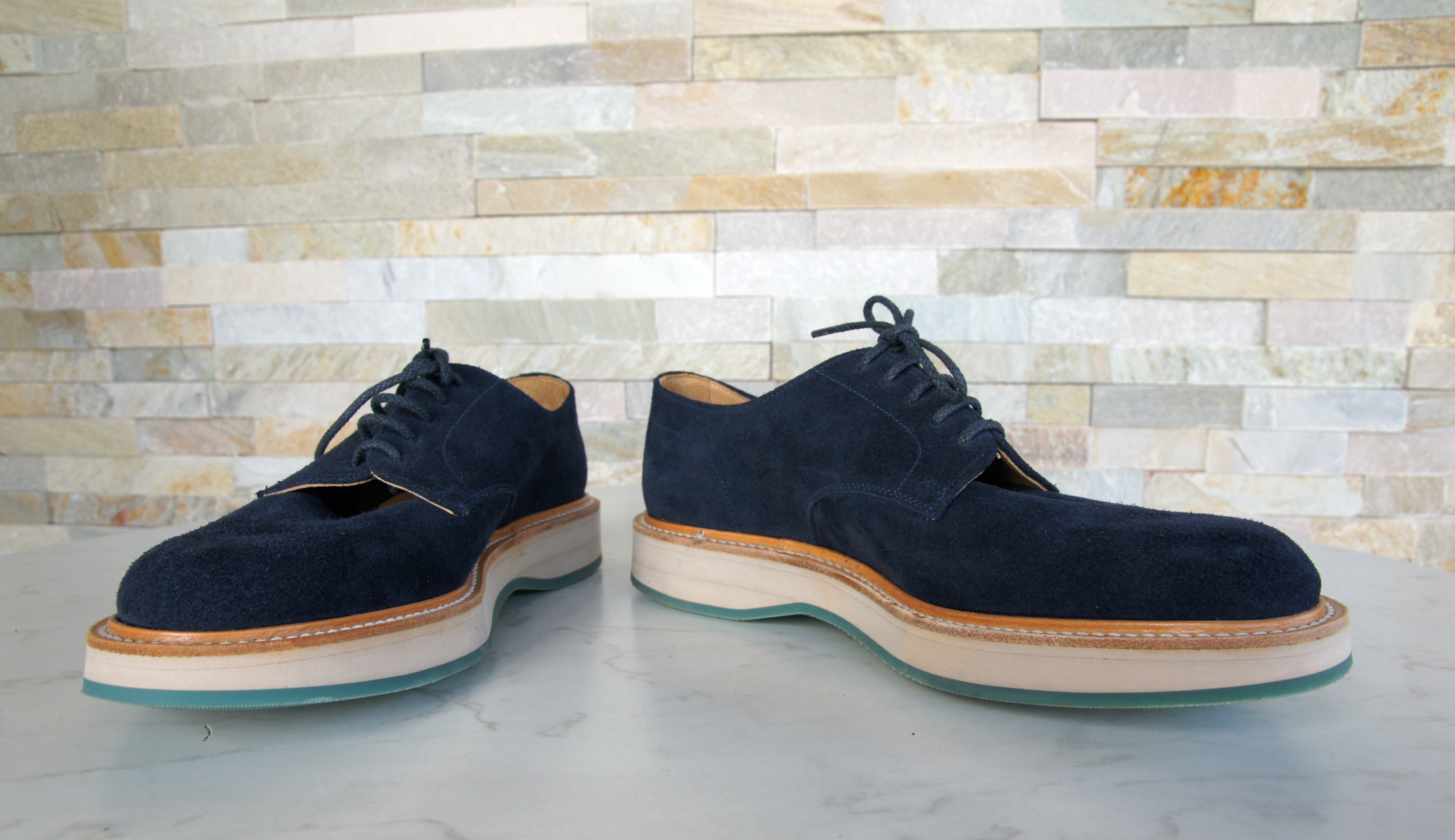 Church's lace -up shoes castoro suede LEYTON 2  blue