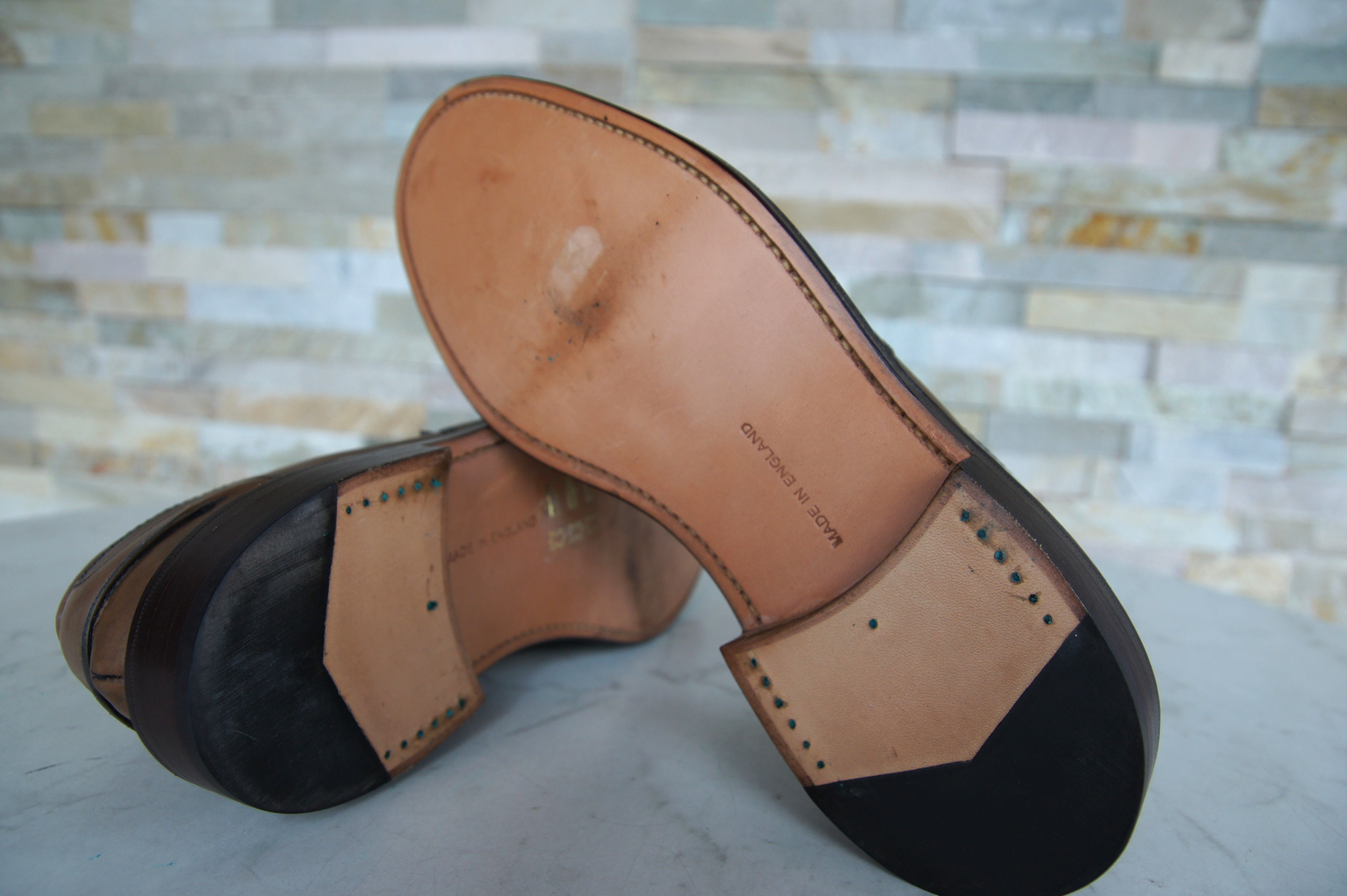Tricker's Slipper Mokassins Eva Kaffee