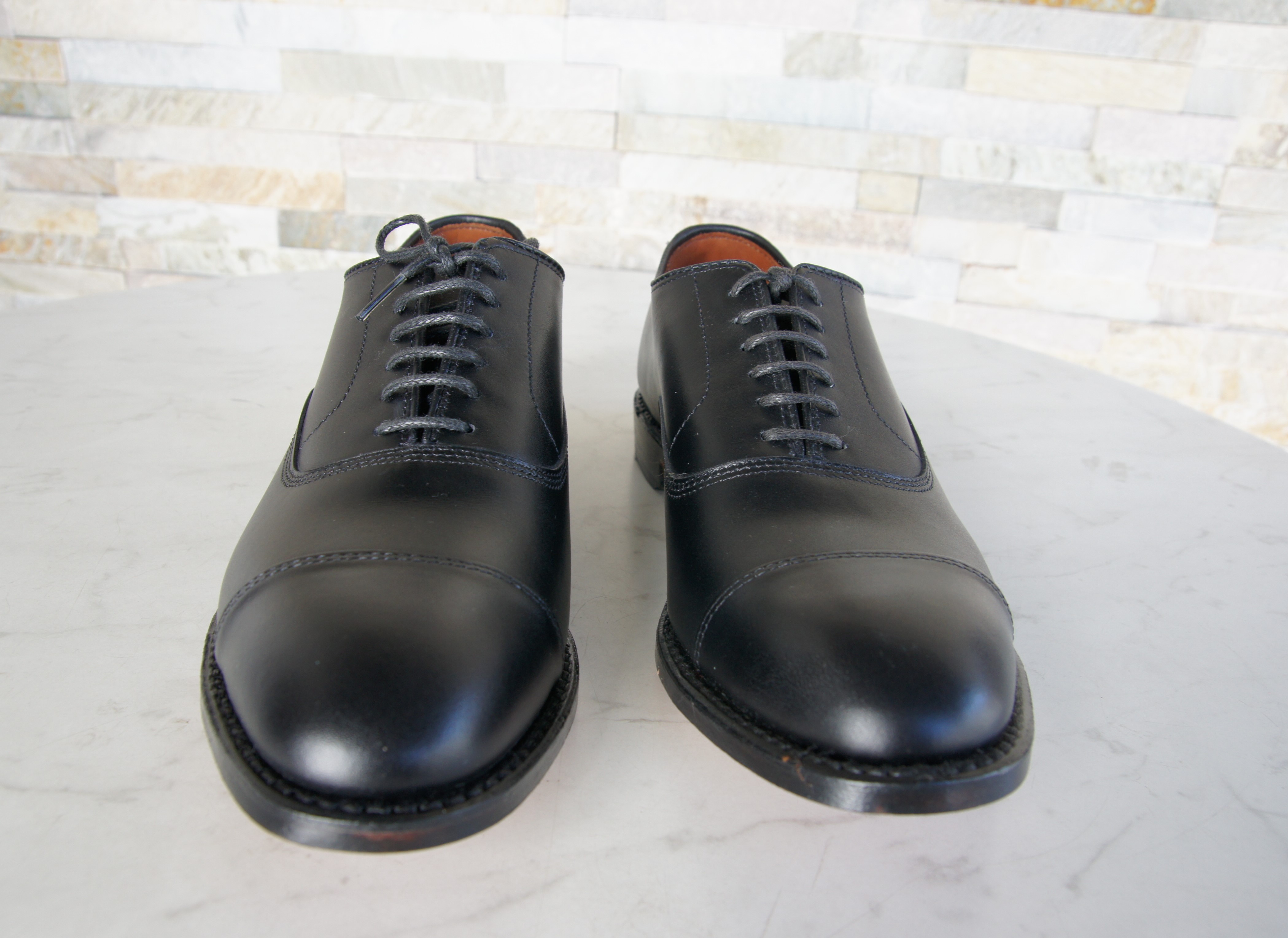 Allen Edmonds Schnürschuhe Halbschuhe Park Avenue schwarz
