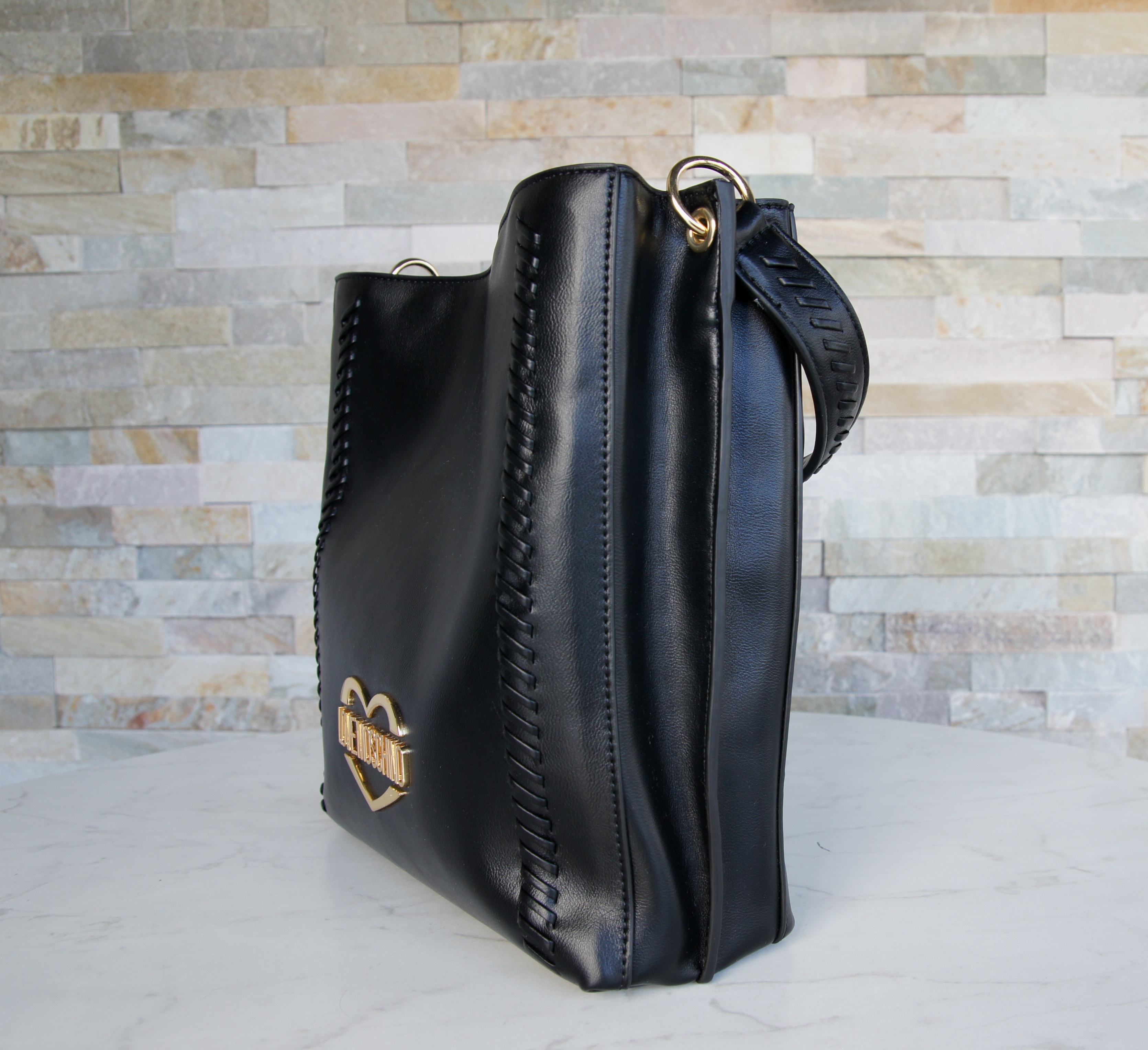 LOVE MOSCHINO Tasche Handtasche Umhängetasche schwarz 