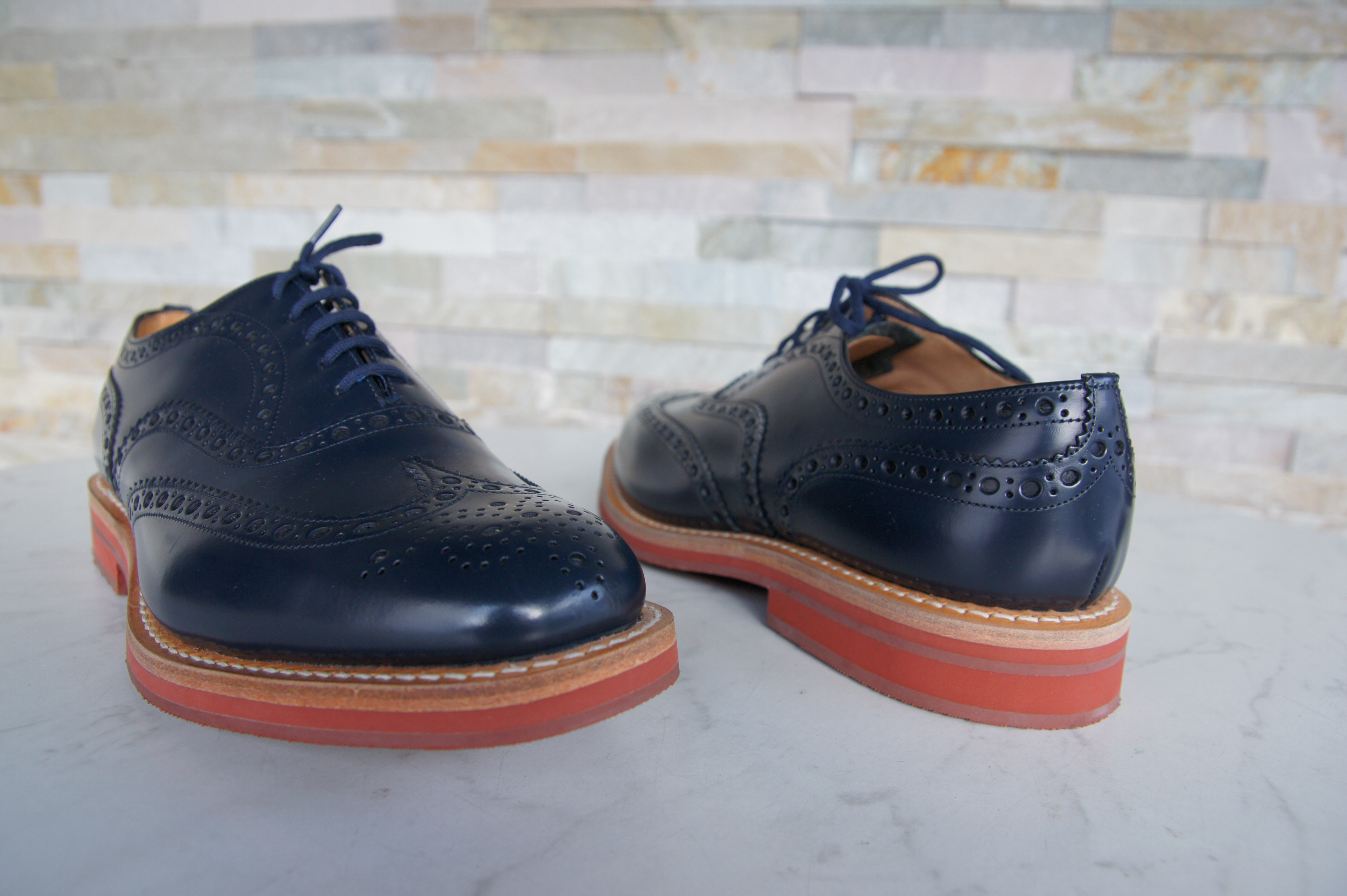 Church's Schnürschuhe Halbschuhe Downish blau