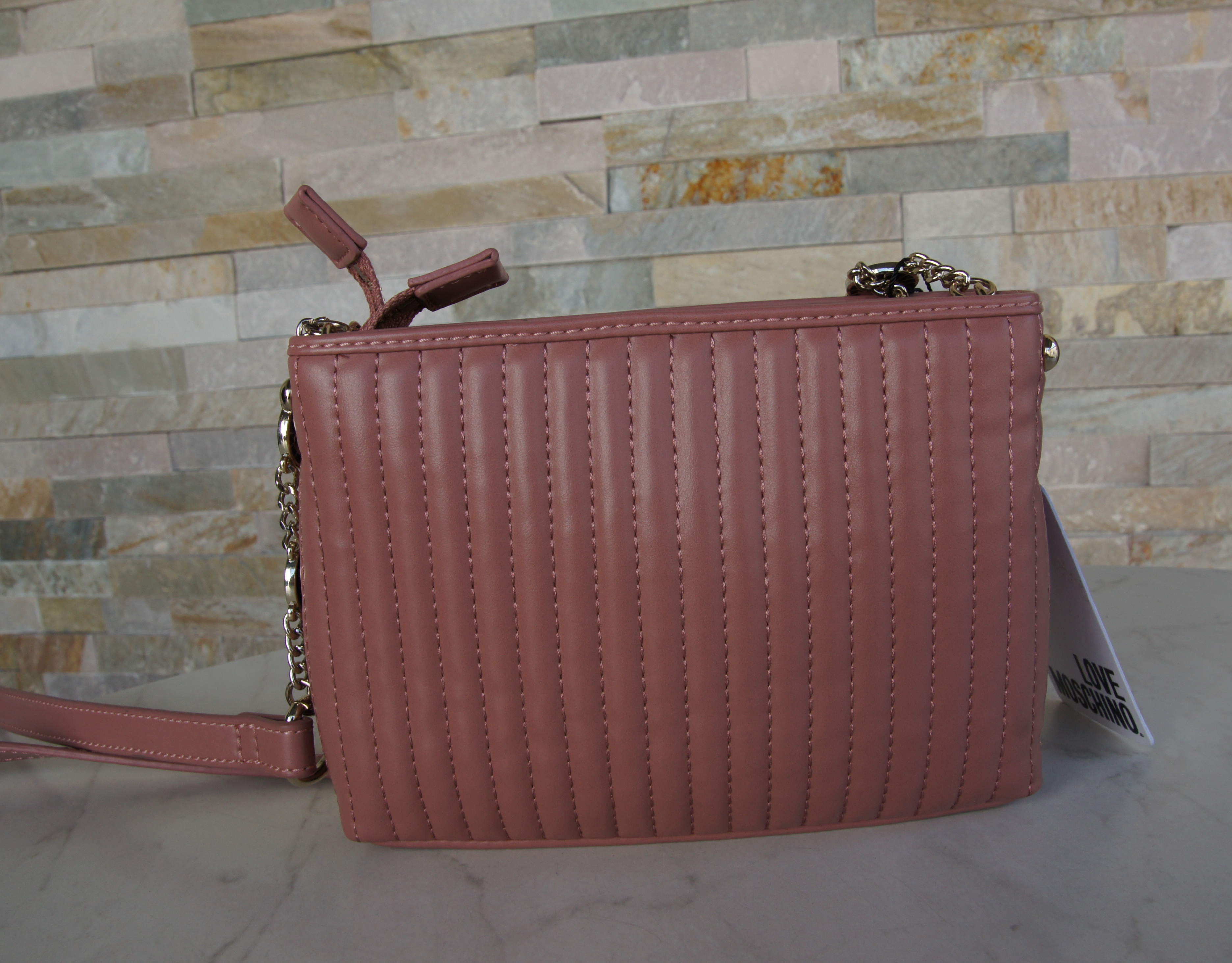 LOVE MOSCHINO Tasche Handtasche Umhängetasche altrosa 