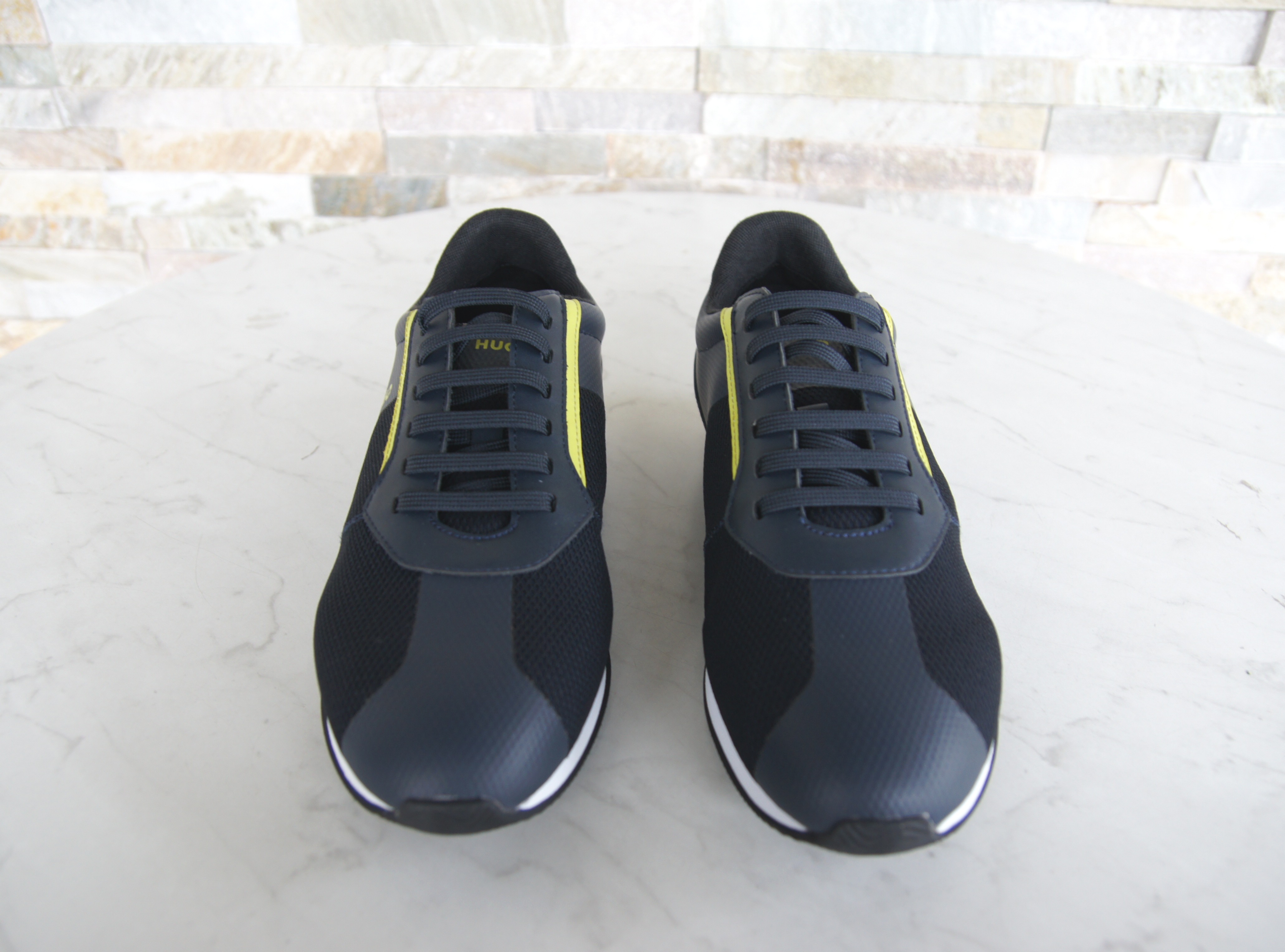 HUGO sneakers lace-up shoes BOSS dark blue