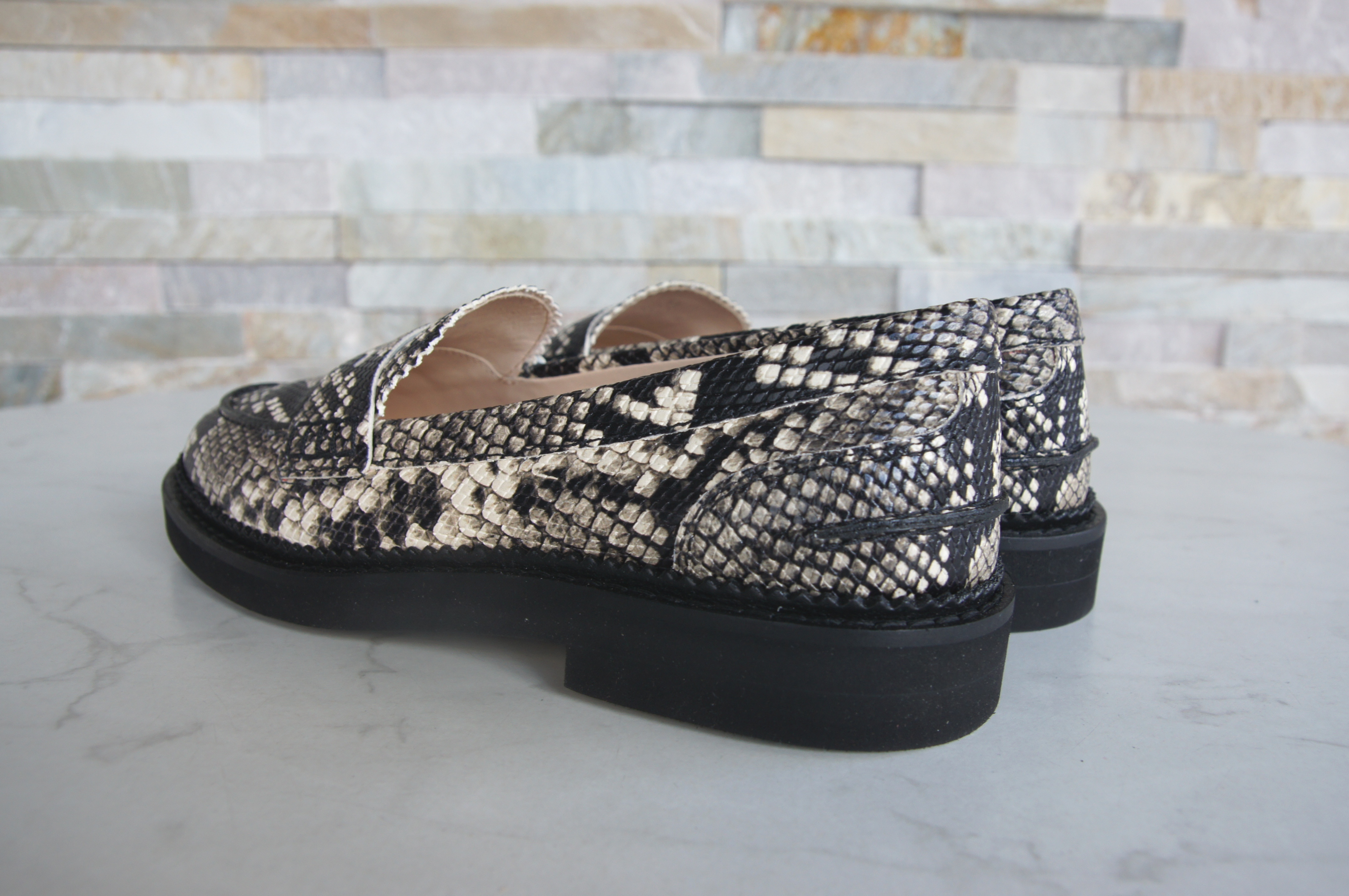 Tod's Slipper Loafer Schlange fels