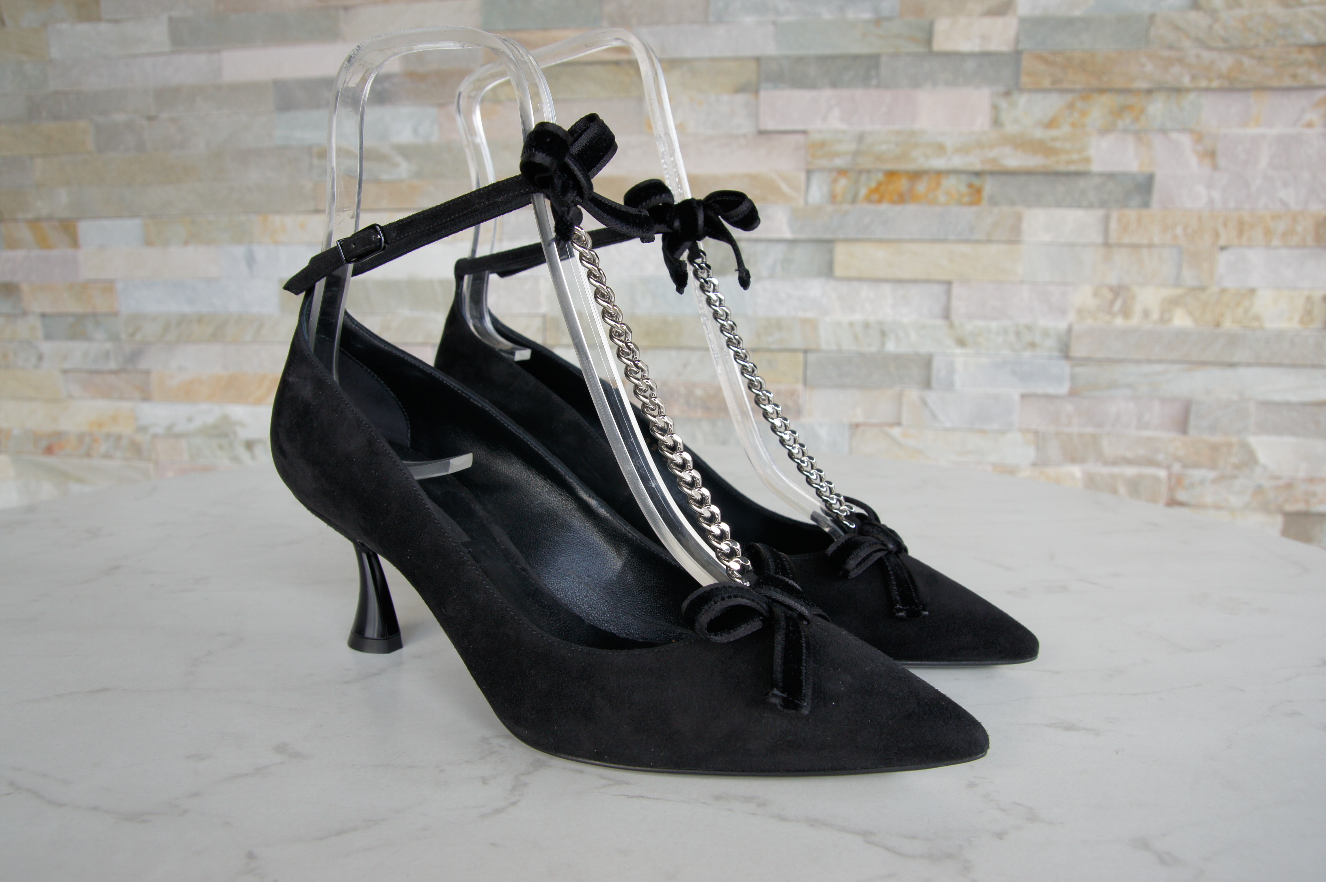 Casadei pumps suede black