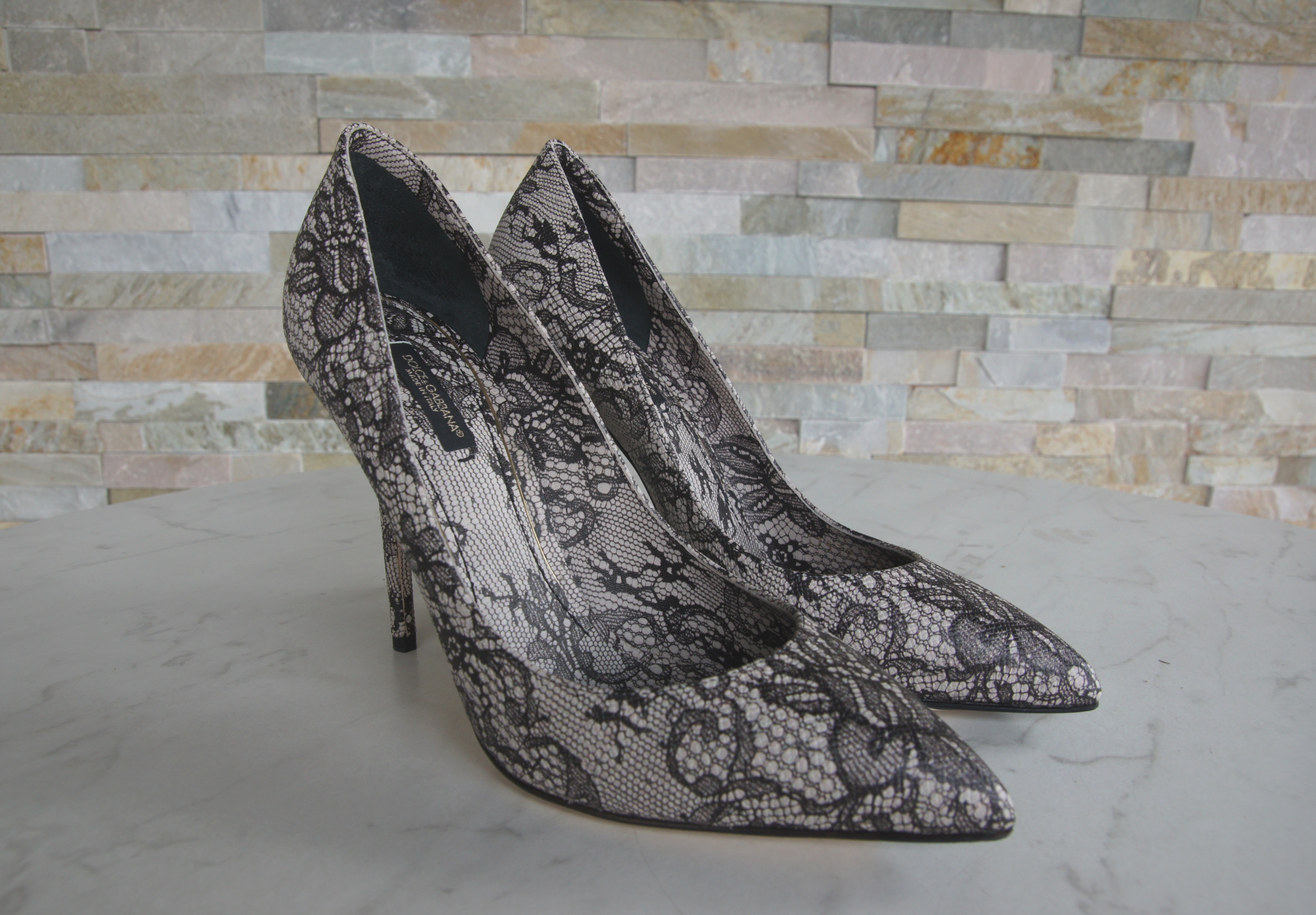 Dolce & Gabbana pumps high heels grey black