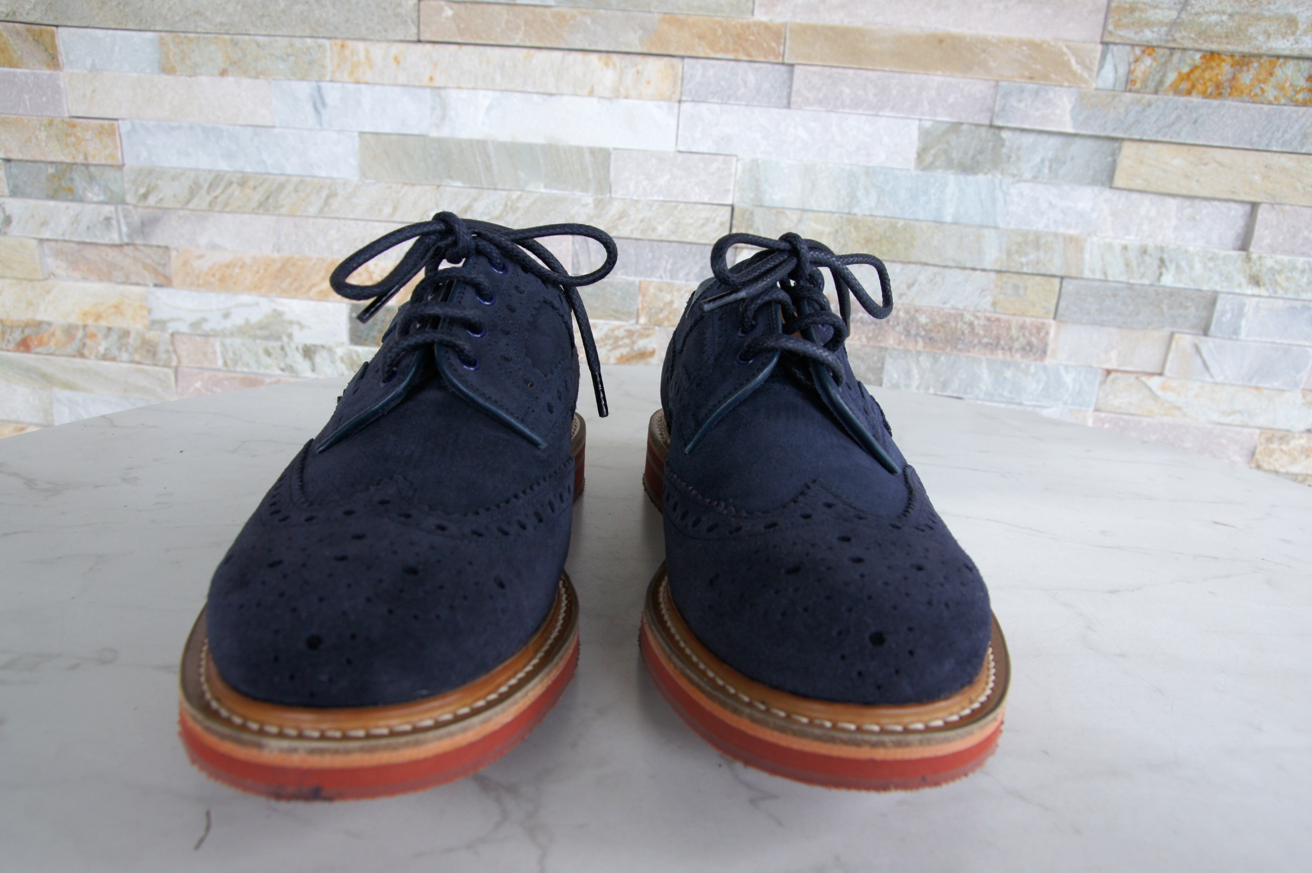 Church's lace -up shoes business otterproof ORBY navy