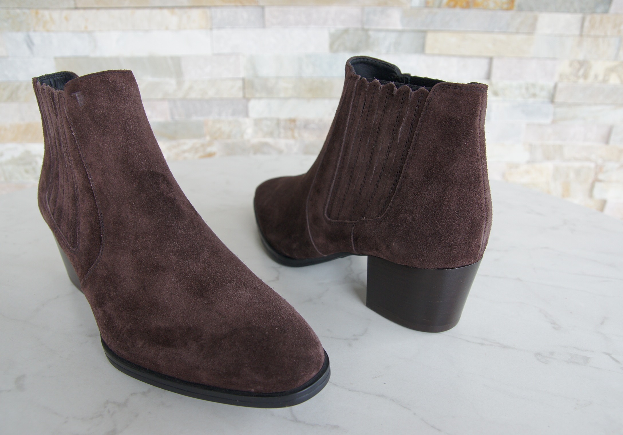 Tod's ankle boots booties brownblack