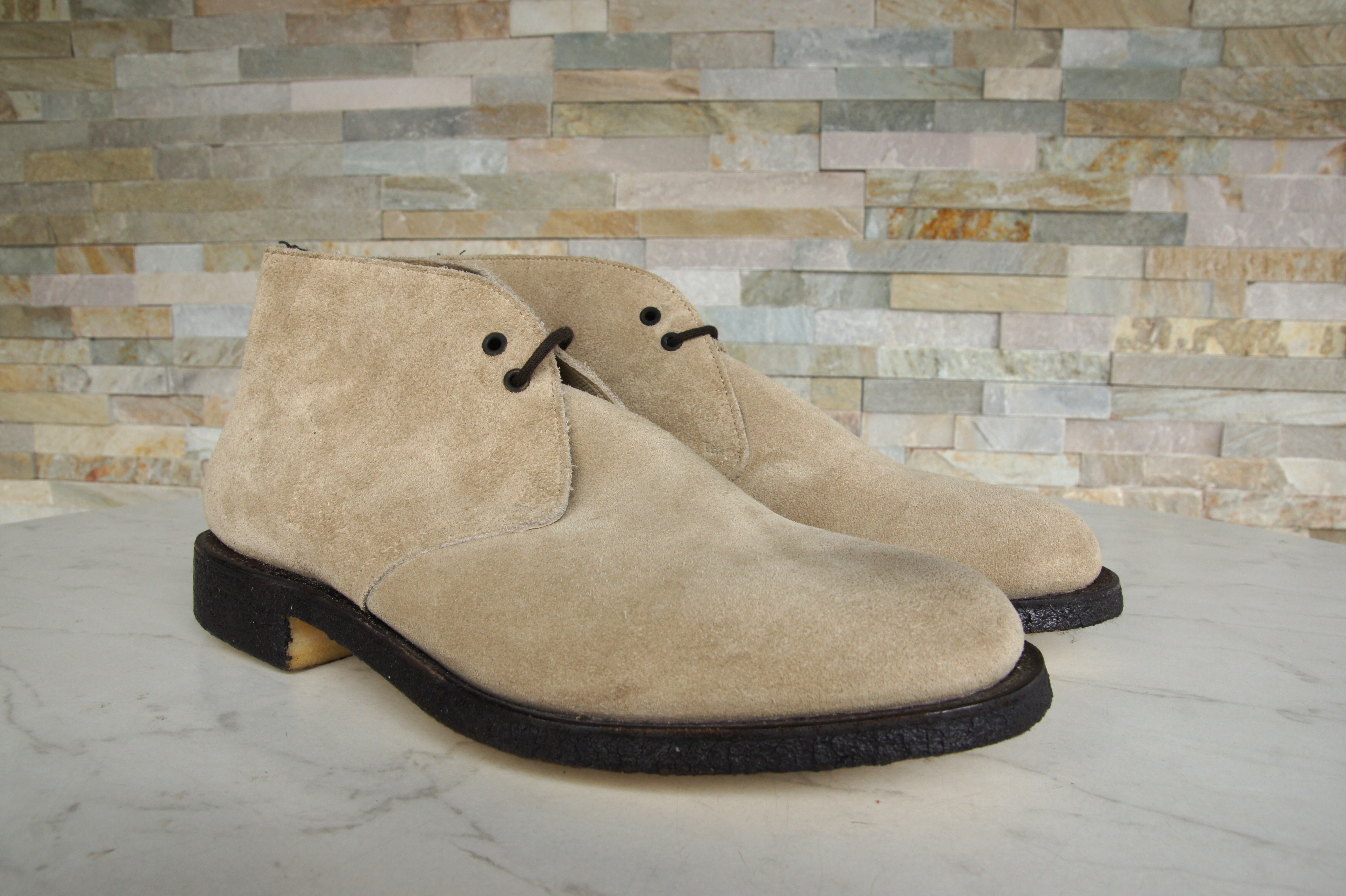 Church's booties lace-up shoes castoro Sahara sand