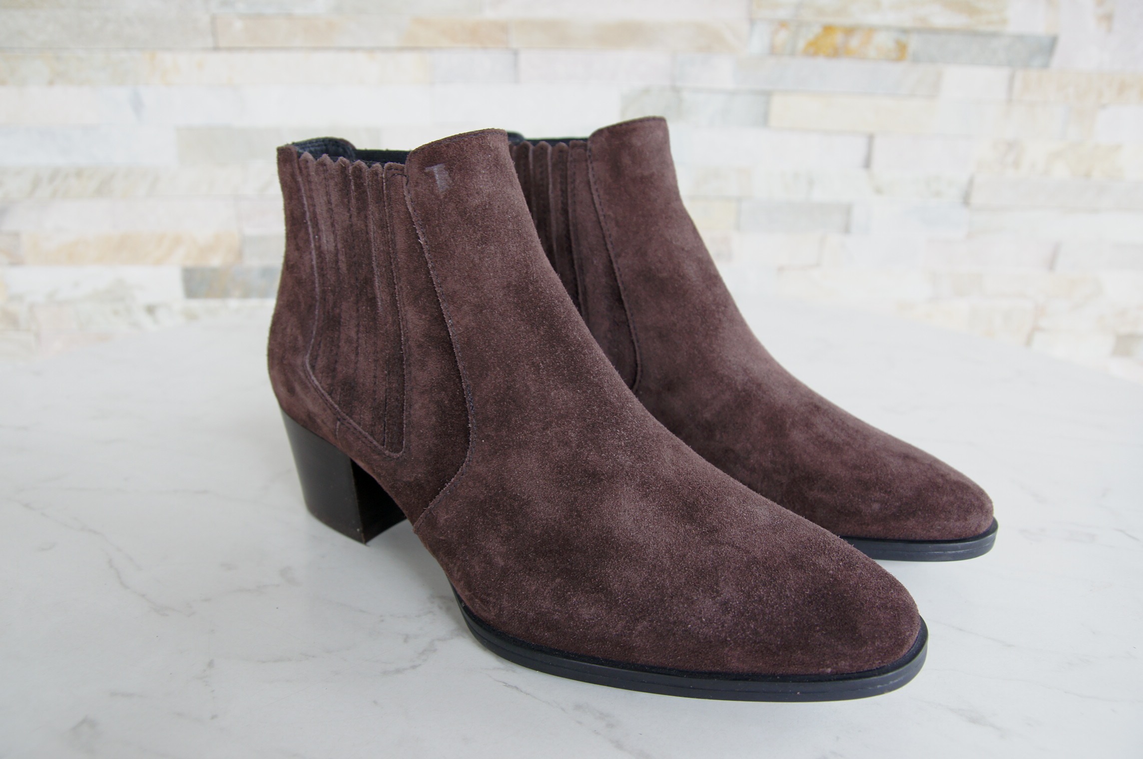 Tod's ankle boots booties brownblack