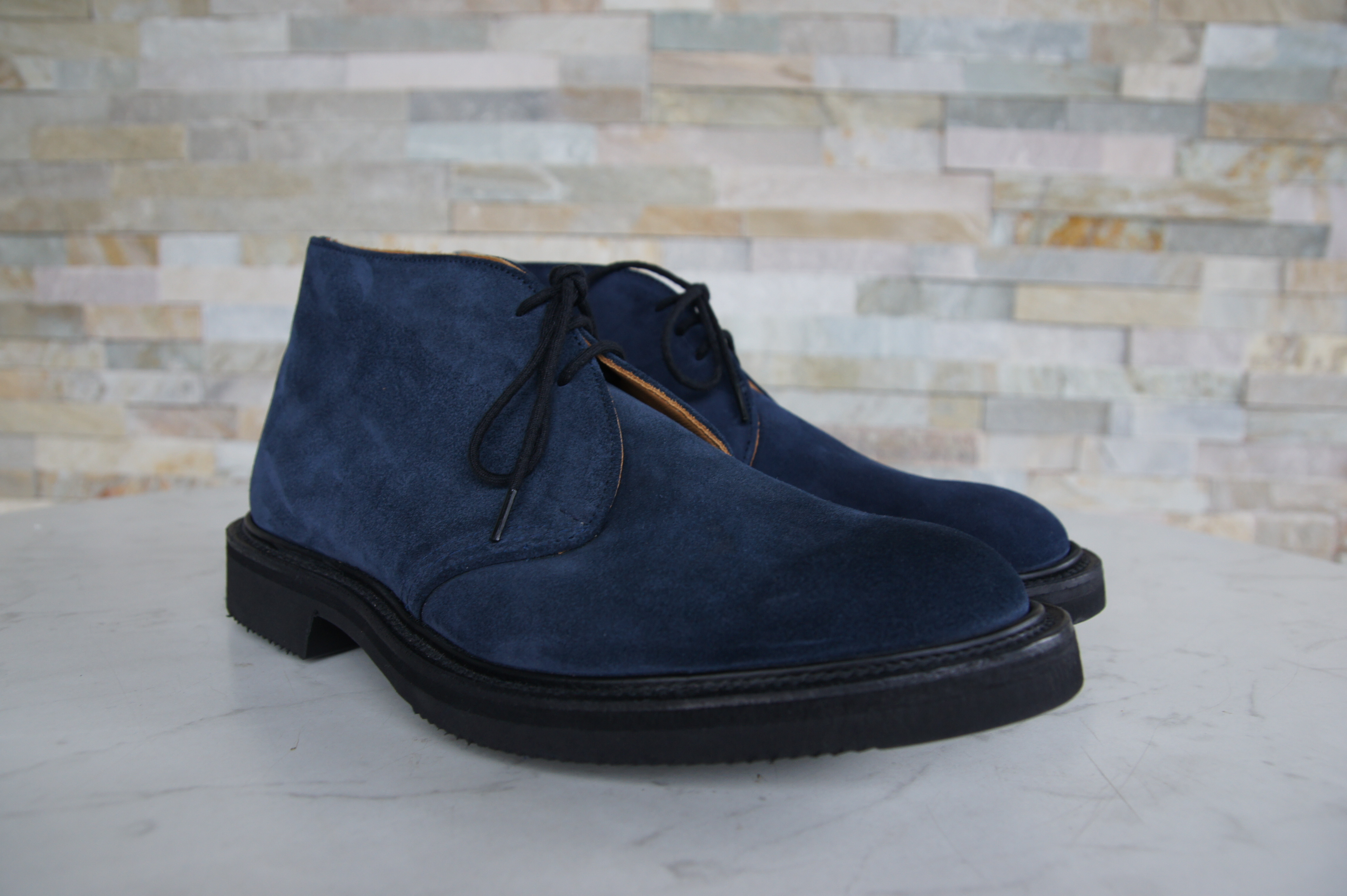 Tricker's ankle boots lace-up chukka Aldo midnight blue