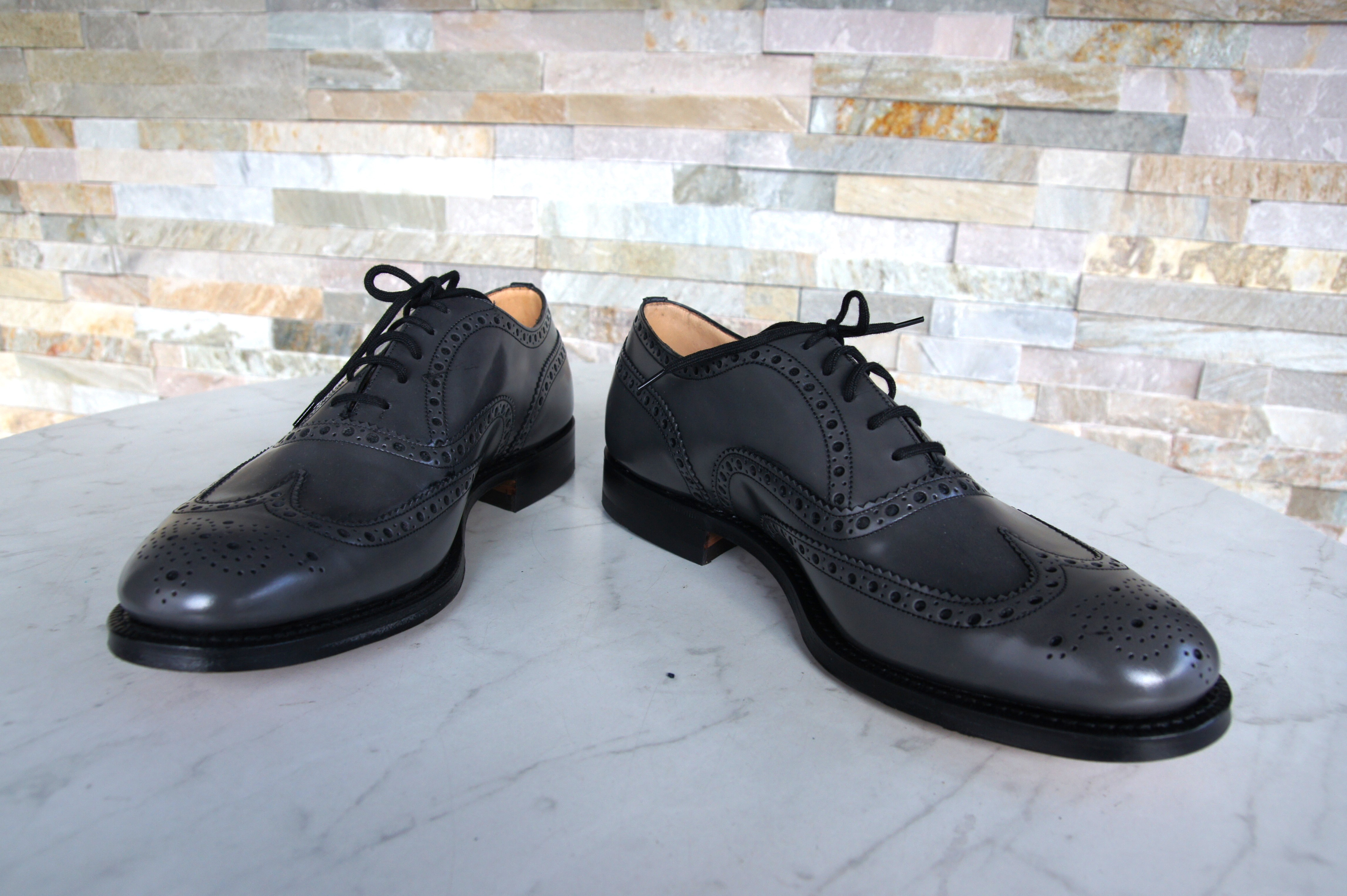 Church's Schnürschuhe Halbschuhe Burwood grau