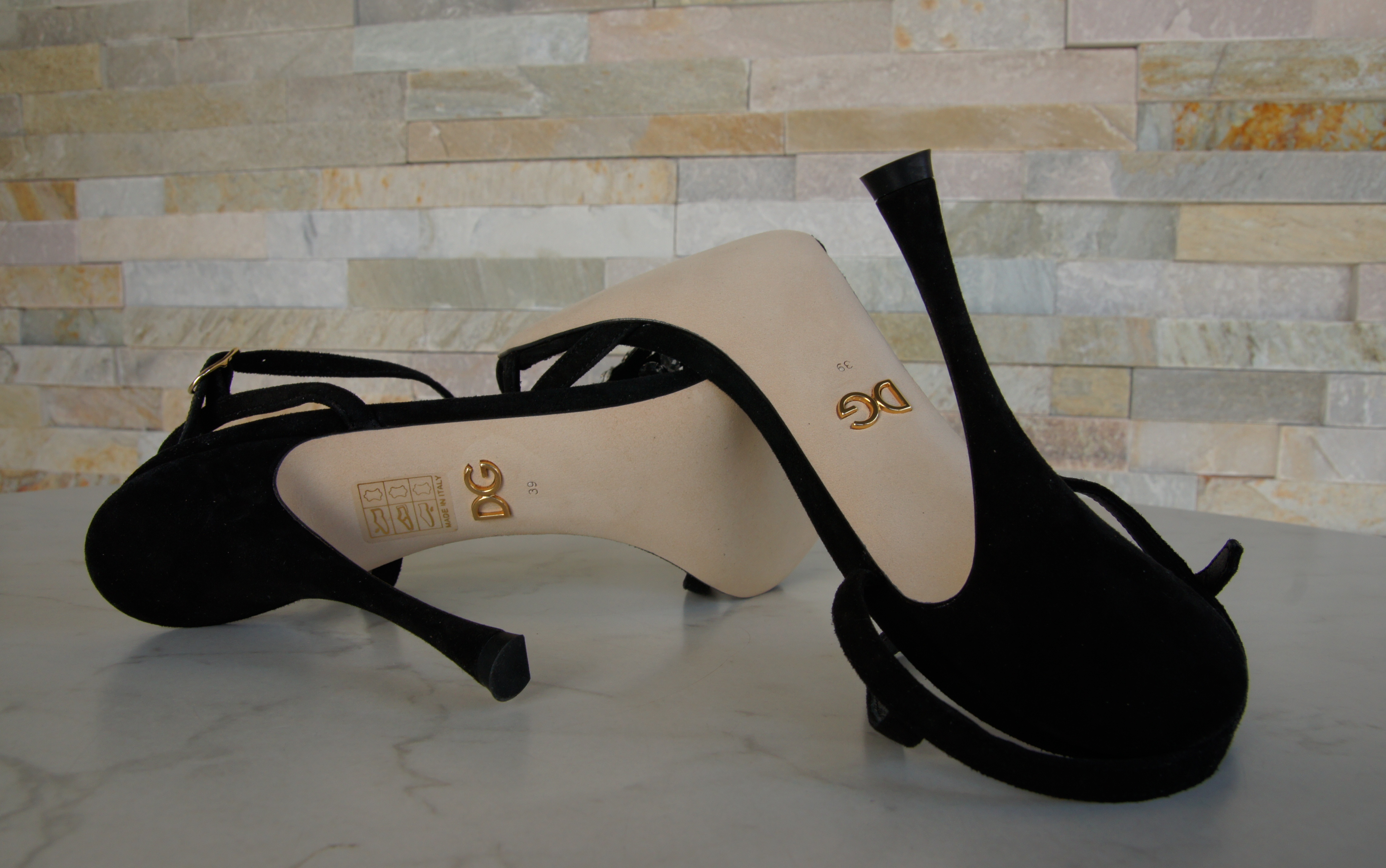 Dolce & Gabbana sandals high heels black
