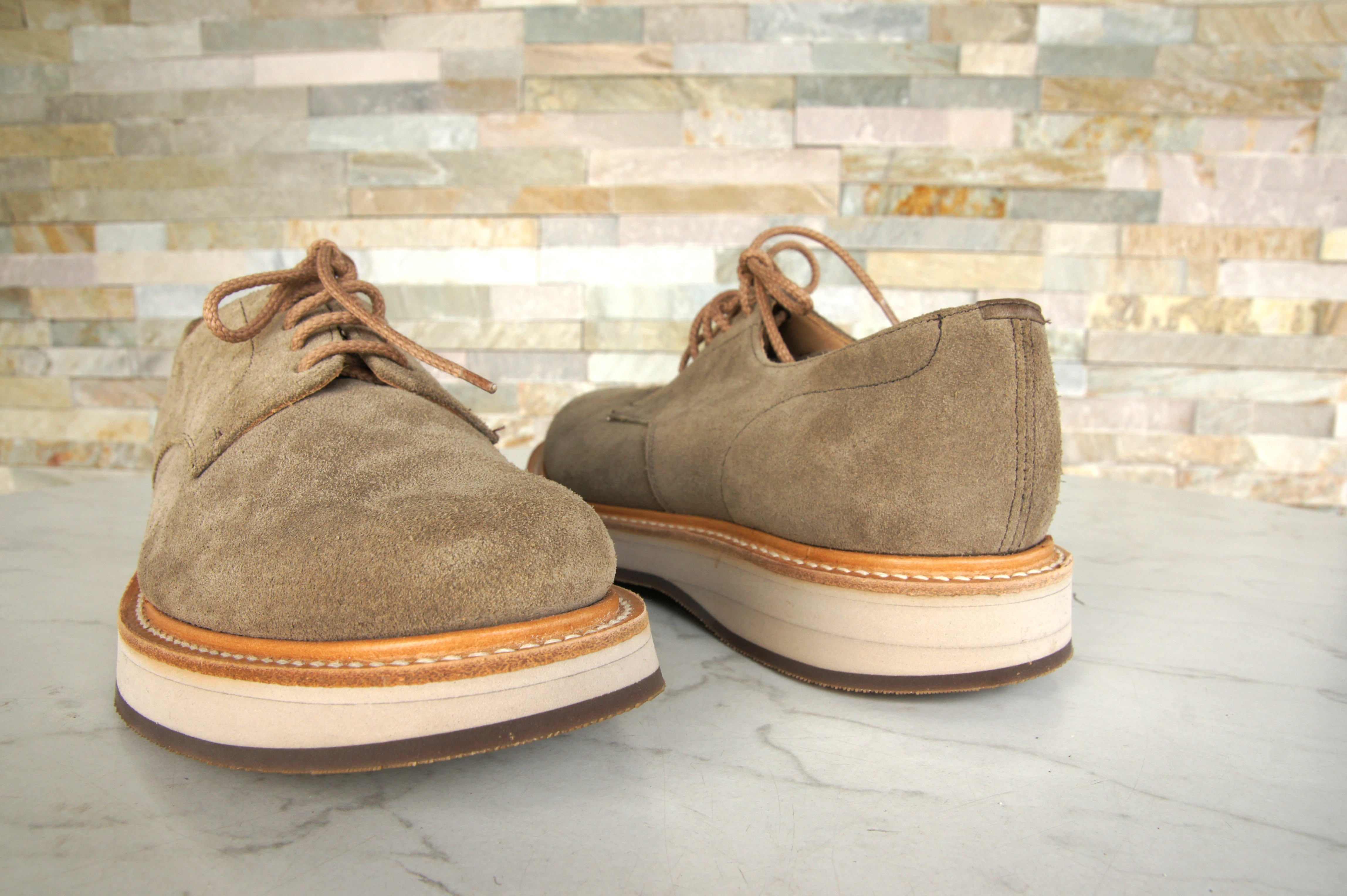 Church's lace -up shoes castoro suede LEYTON 2 stone