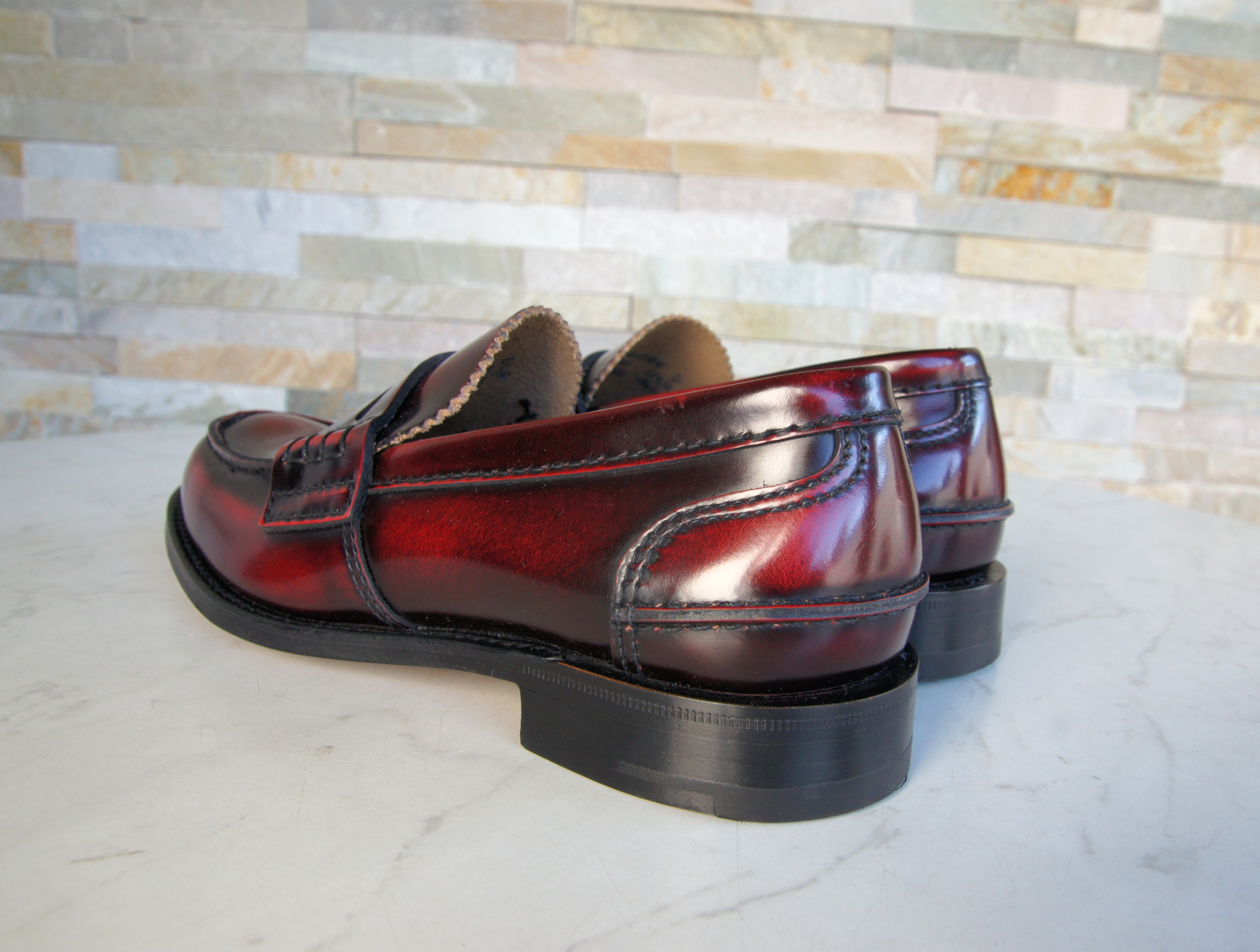 Church's loafers slipper business shoes Tunbridge burgundy