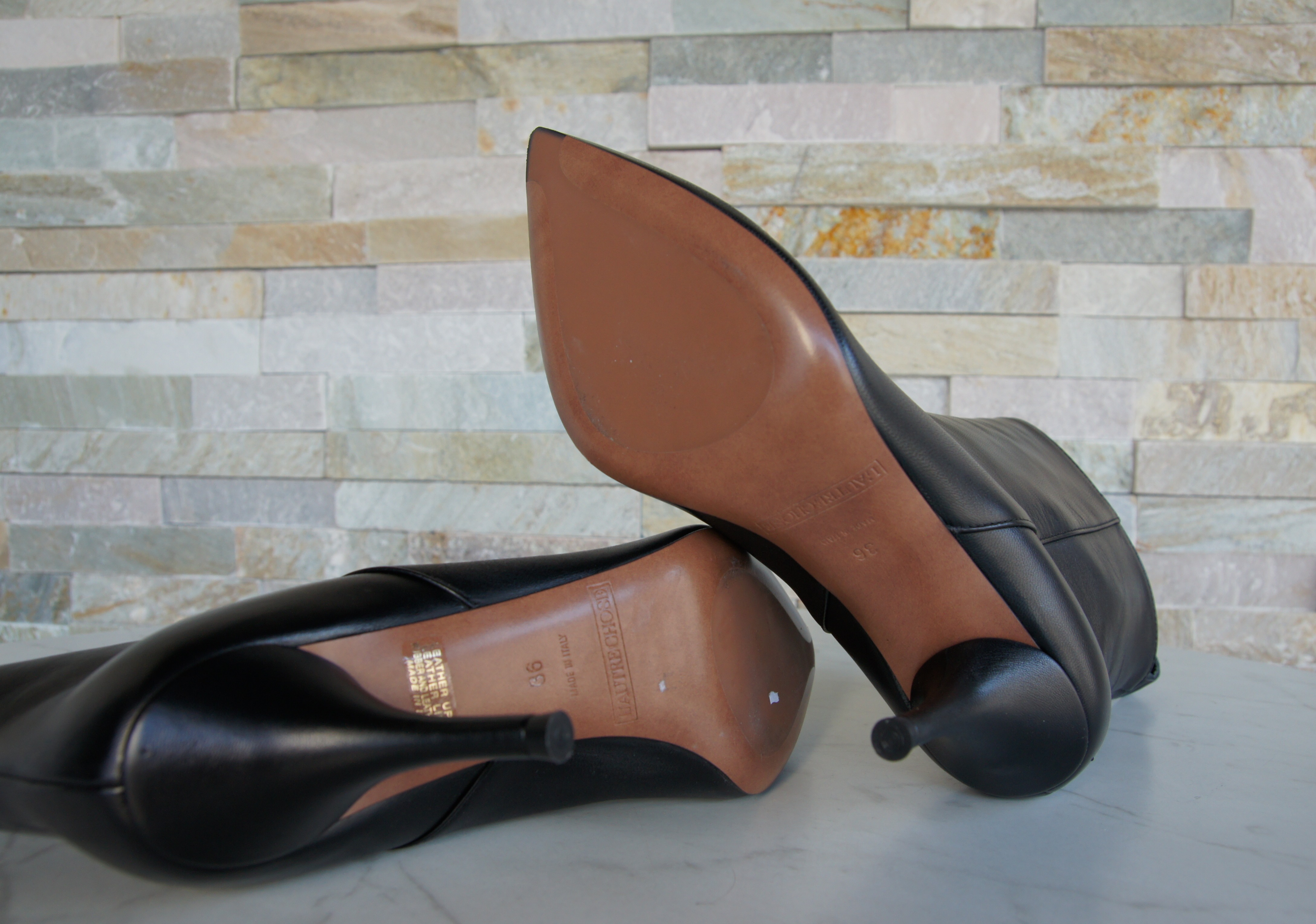 L'AUTRE CHOSE Stiefeletten schwarz