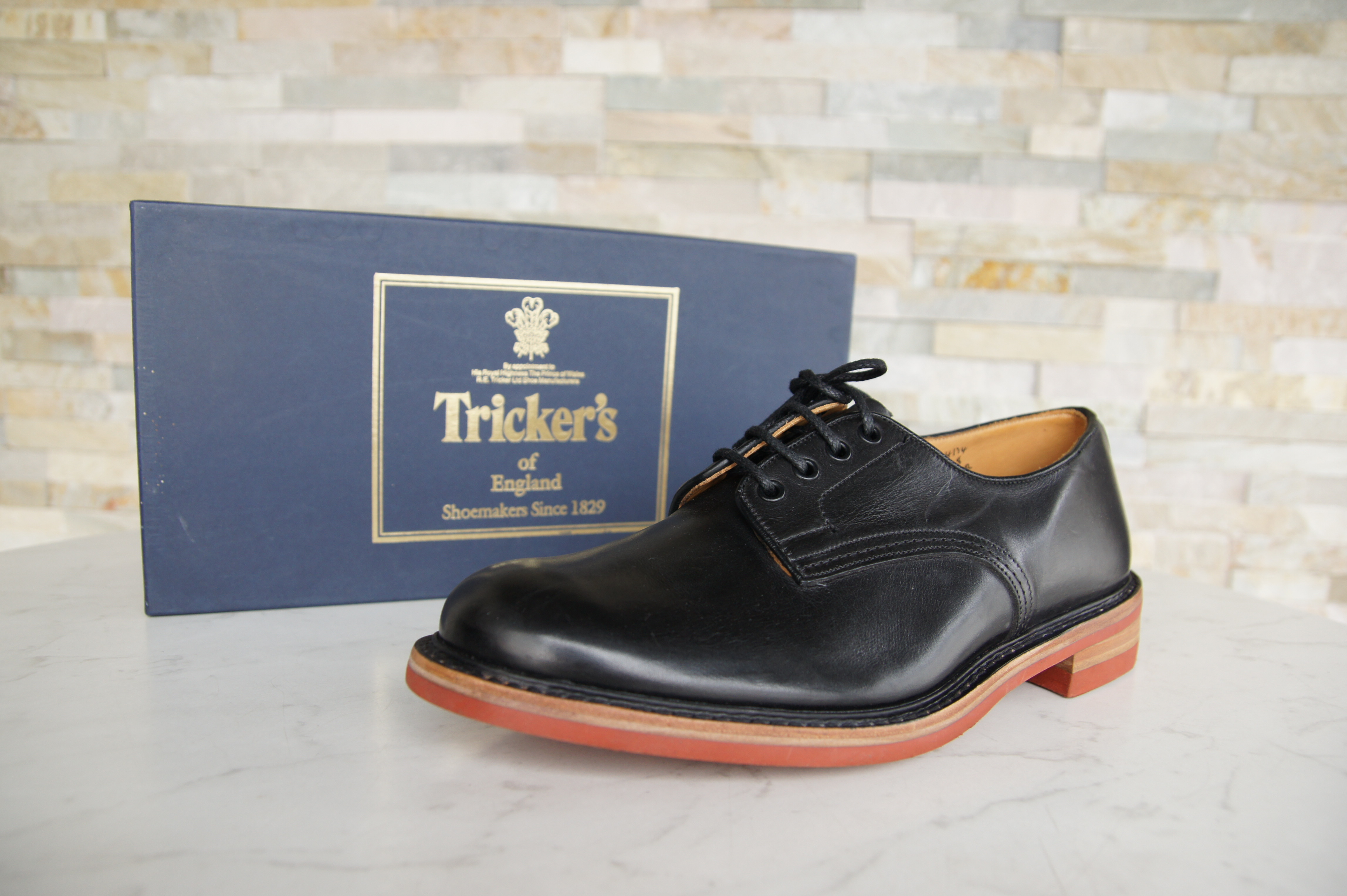 Tricker's Schnürschuhe Halbschuhe Daniel Dainite schwarz