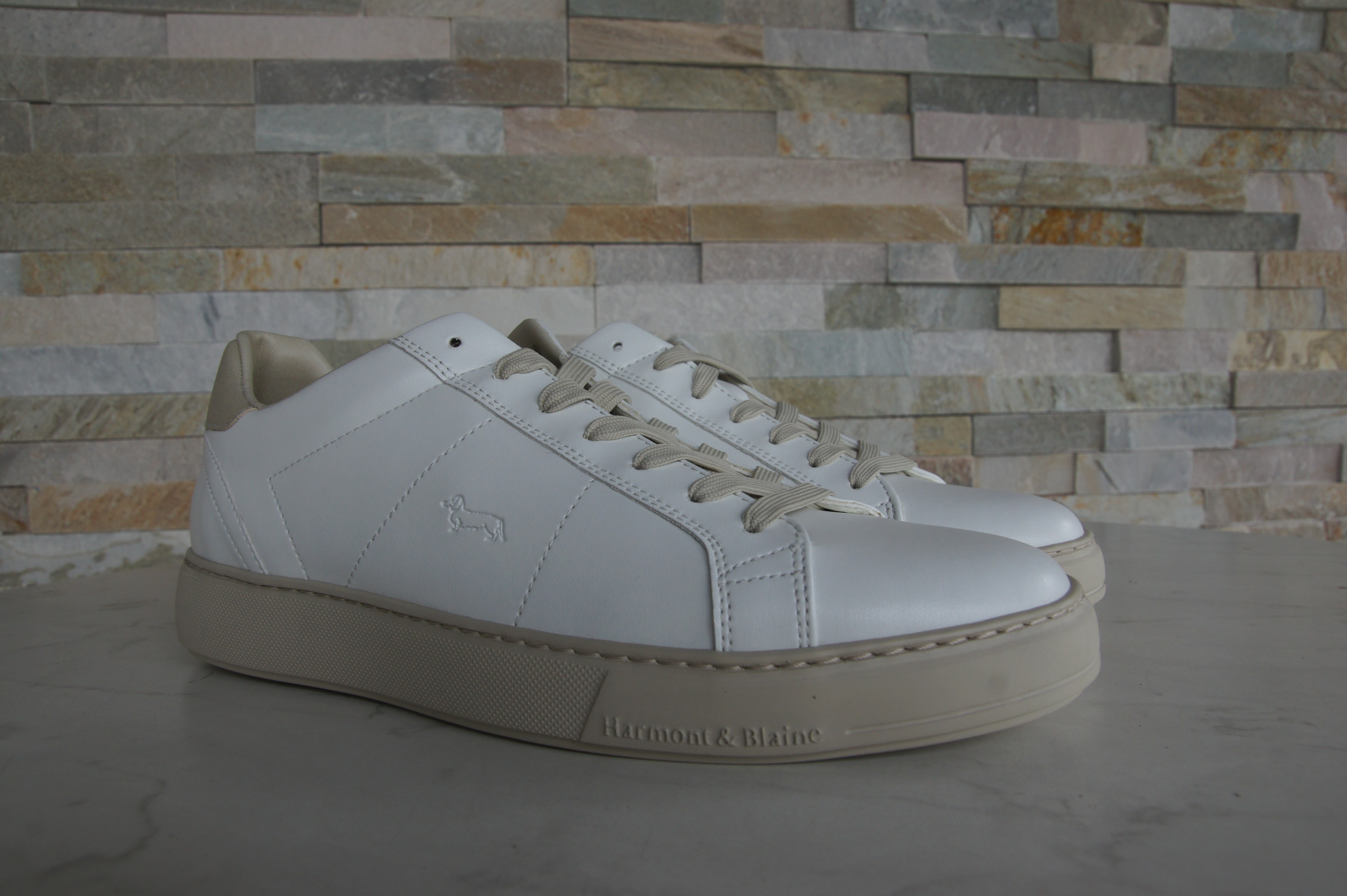 harmont & blaine Sneakers Schnürschuhe weiß 