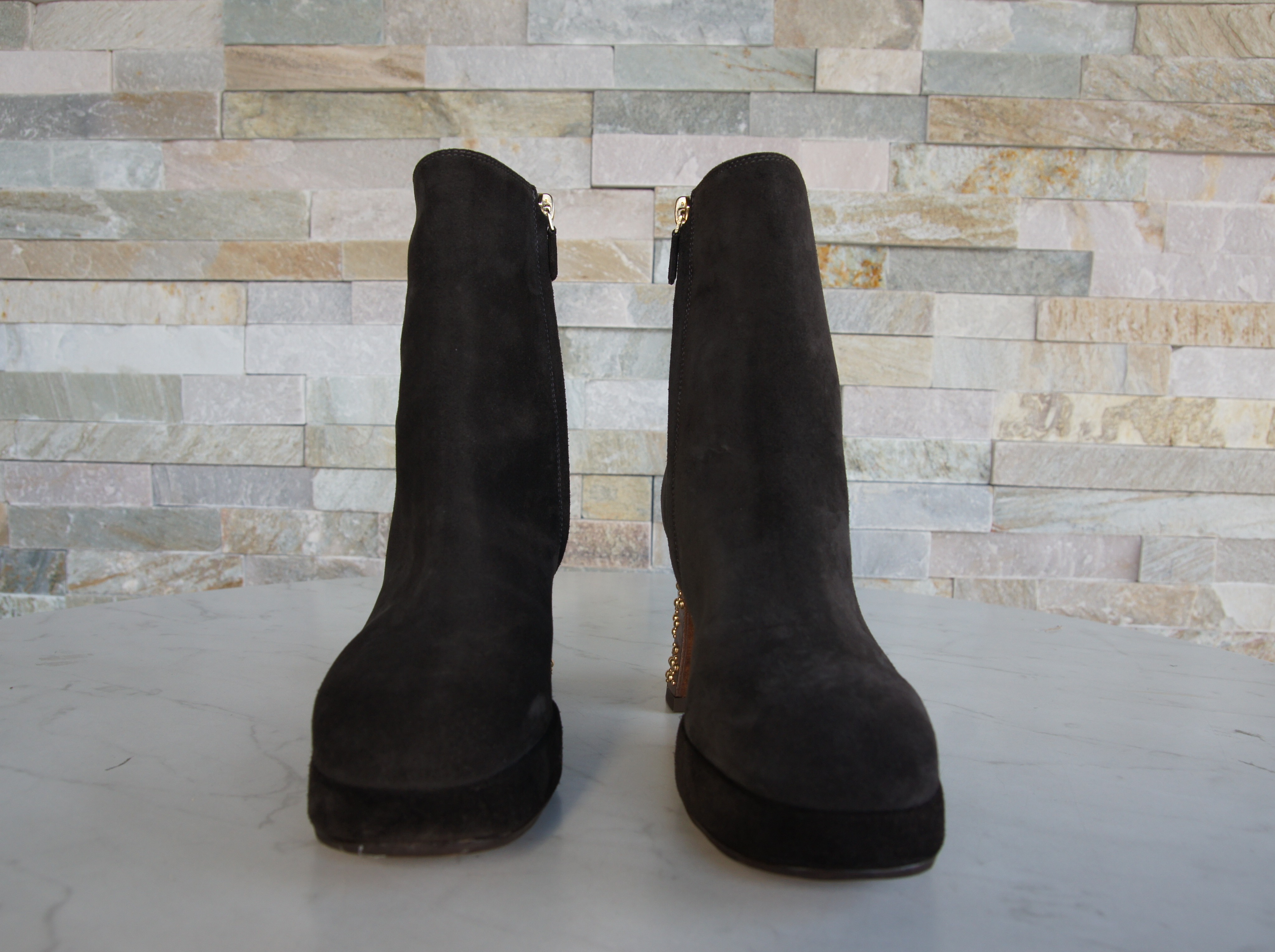 L'AUTRE CHOSE Plateau Stiefeletten braun