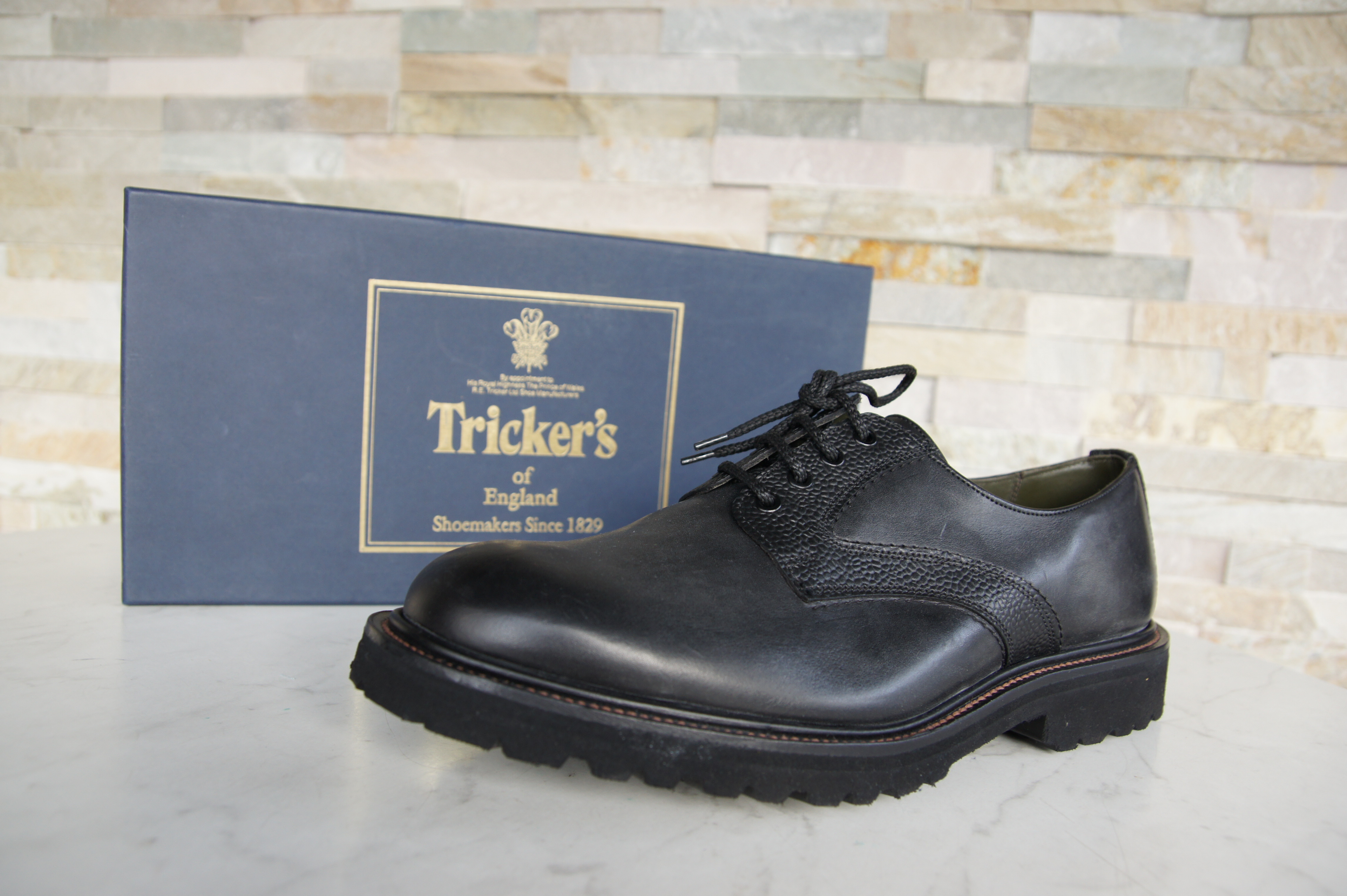 Tricker's Schnürschuhe Halbschuhe Bradley schwarz