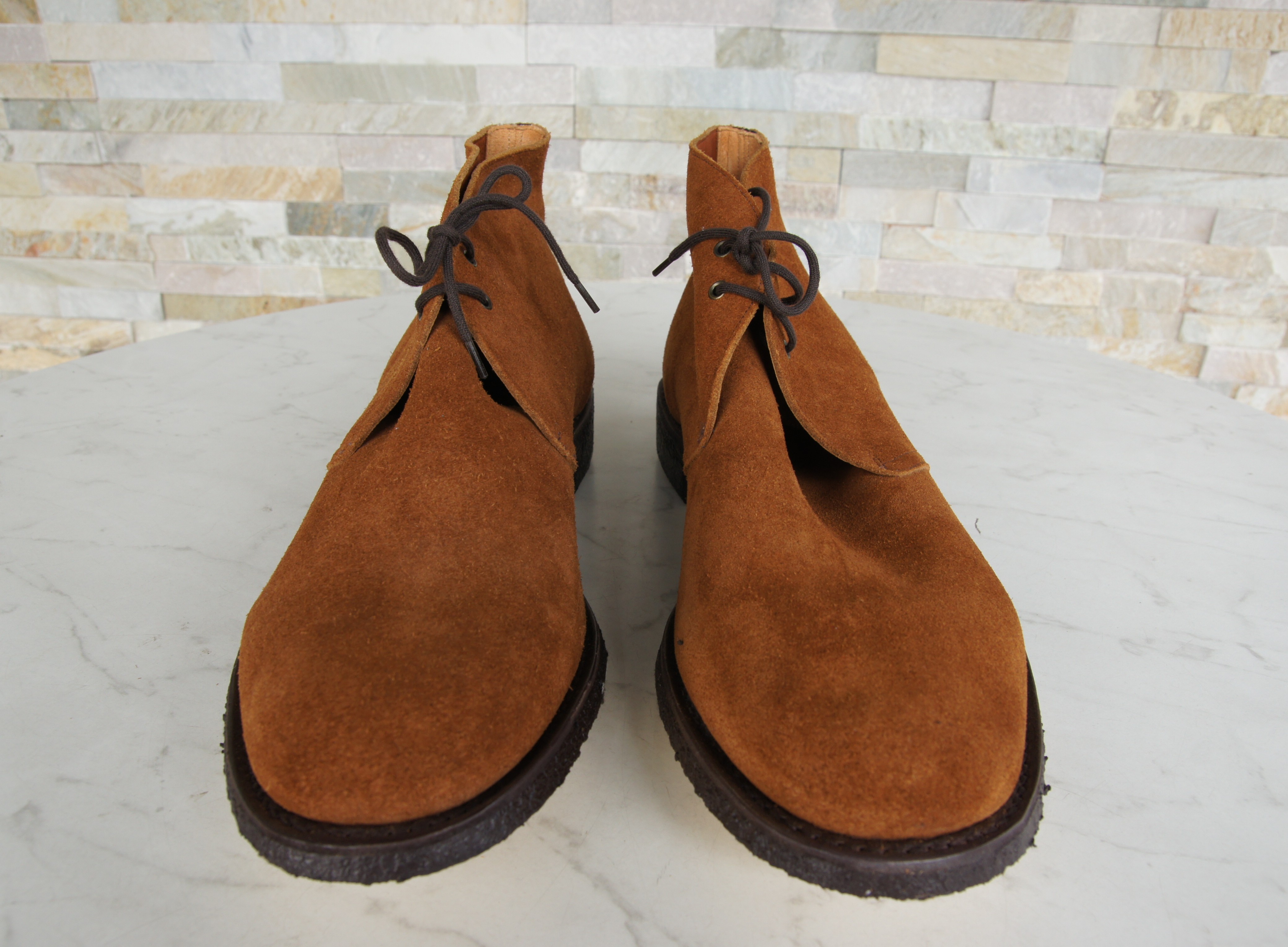 Church's booties lace-up shoes castoro Sahara tabacco